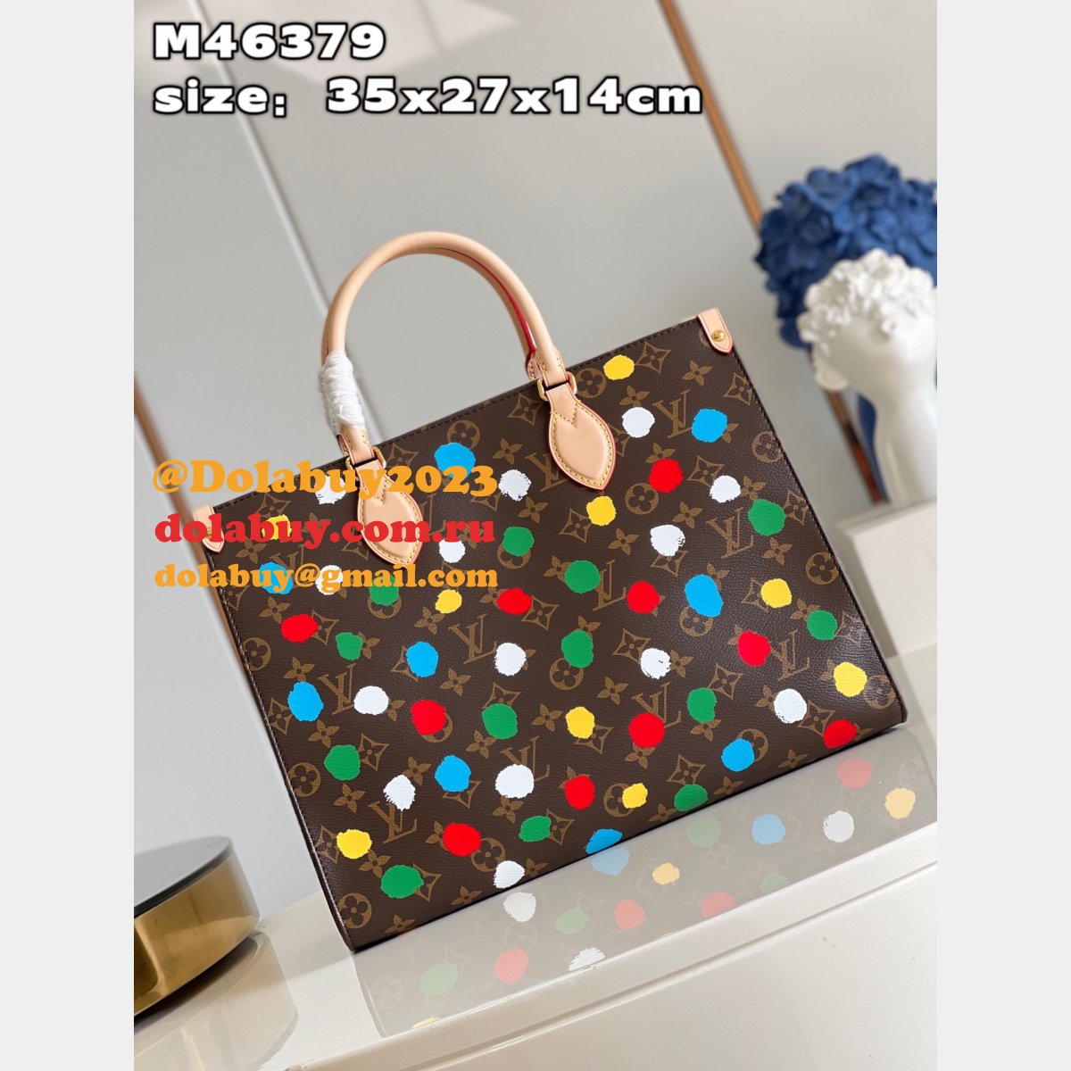 Perfect Louis Vuitton M46379 LV x YK OnTheGo Cheap Monogram