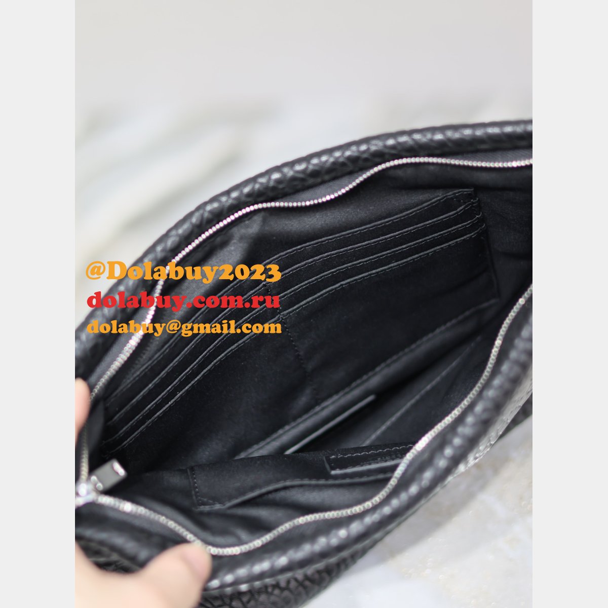 Knockoff YSL lambskin Y Fashion clutch 765025