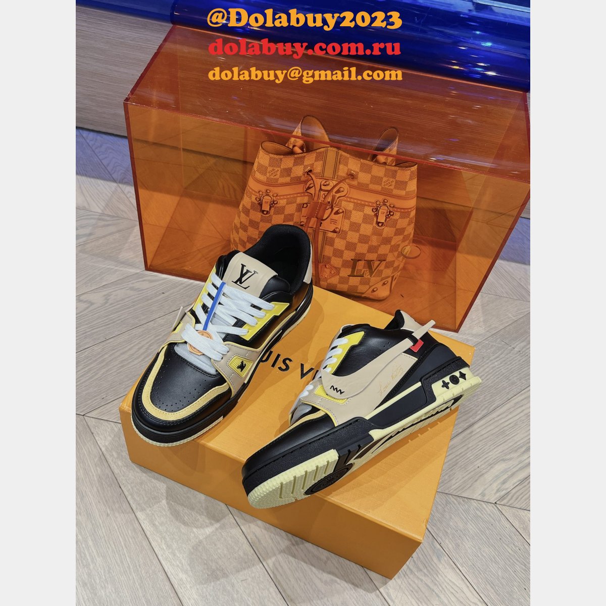 High Quality Replica US Louis Vuitton Trainer Sneaker Shoes