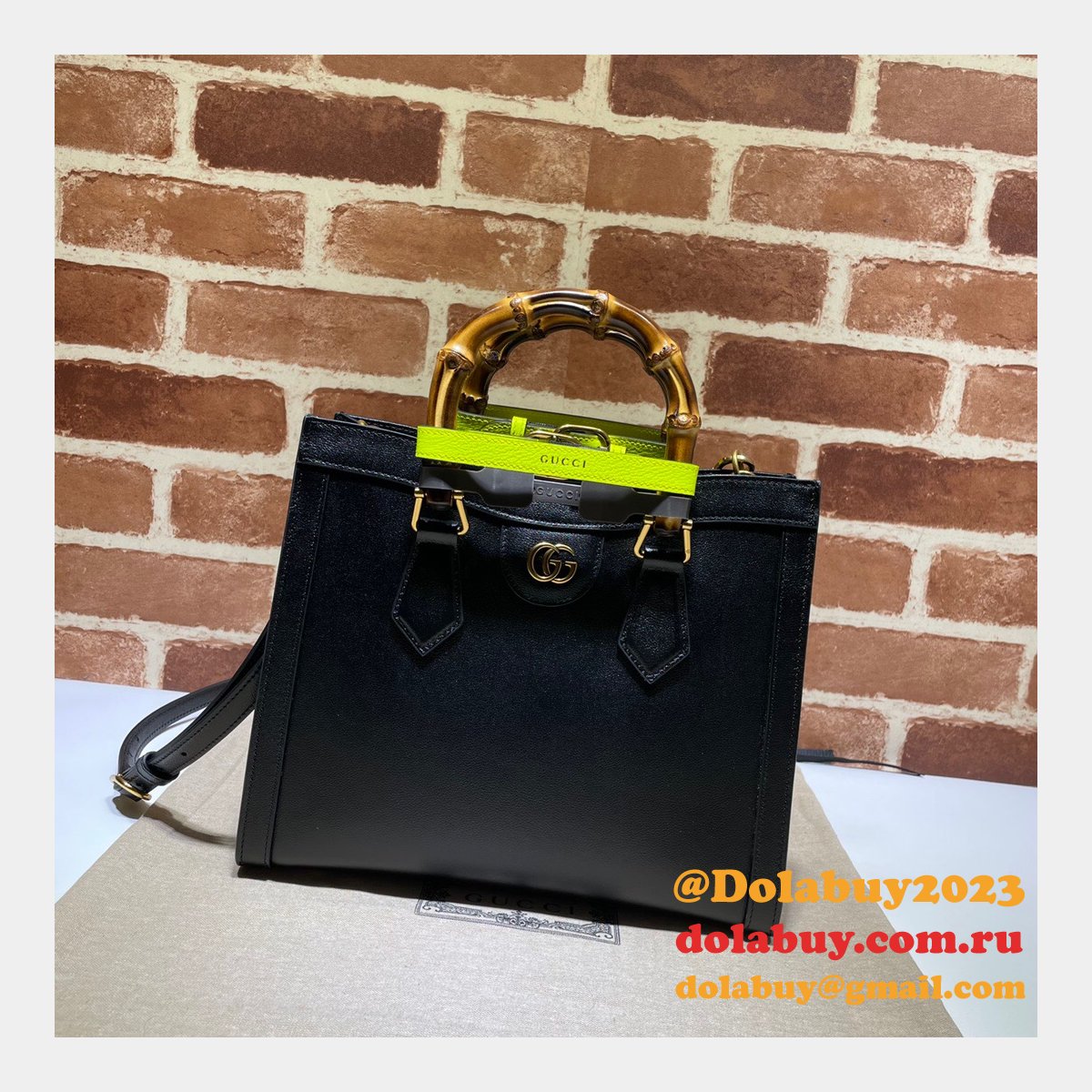 aaa replica designer G*u*i 660195 diana small tote leather handbags