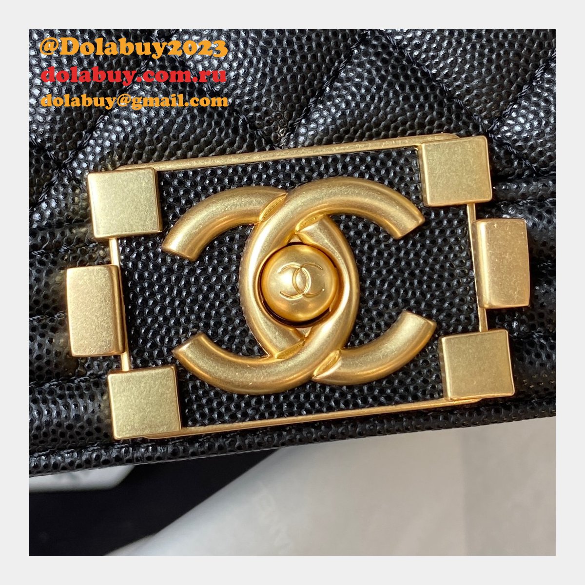 Boy High Quality A94804/A94805 Duplicate Flap 1:1 Copy From Original Bag