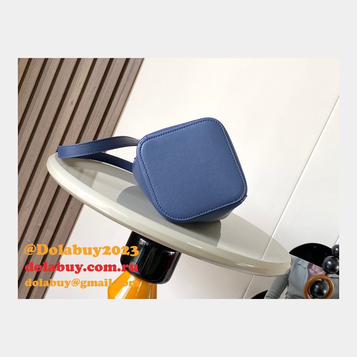 Wholesale Loewe Mini Grained Pebble Bucket Bag #9047