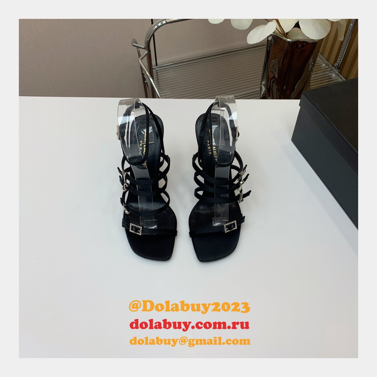 7 Star SAINT LAURENT KNOCKOFF high heel sandal