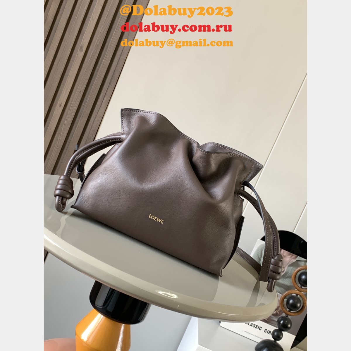 Replica Loewe Mini Flamenco Clutch In Nappa Calfskin 23CM