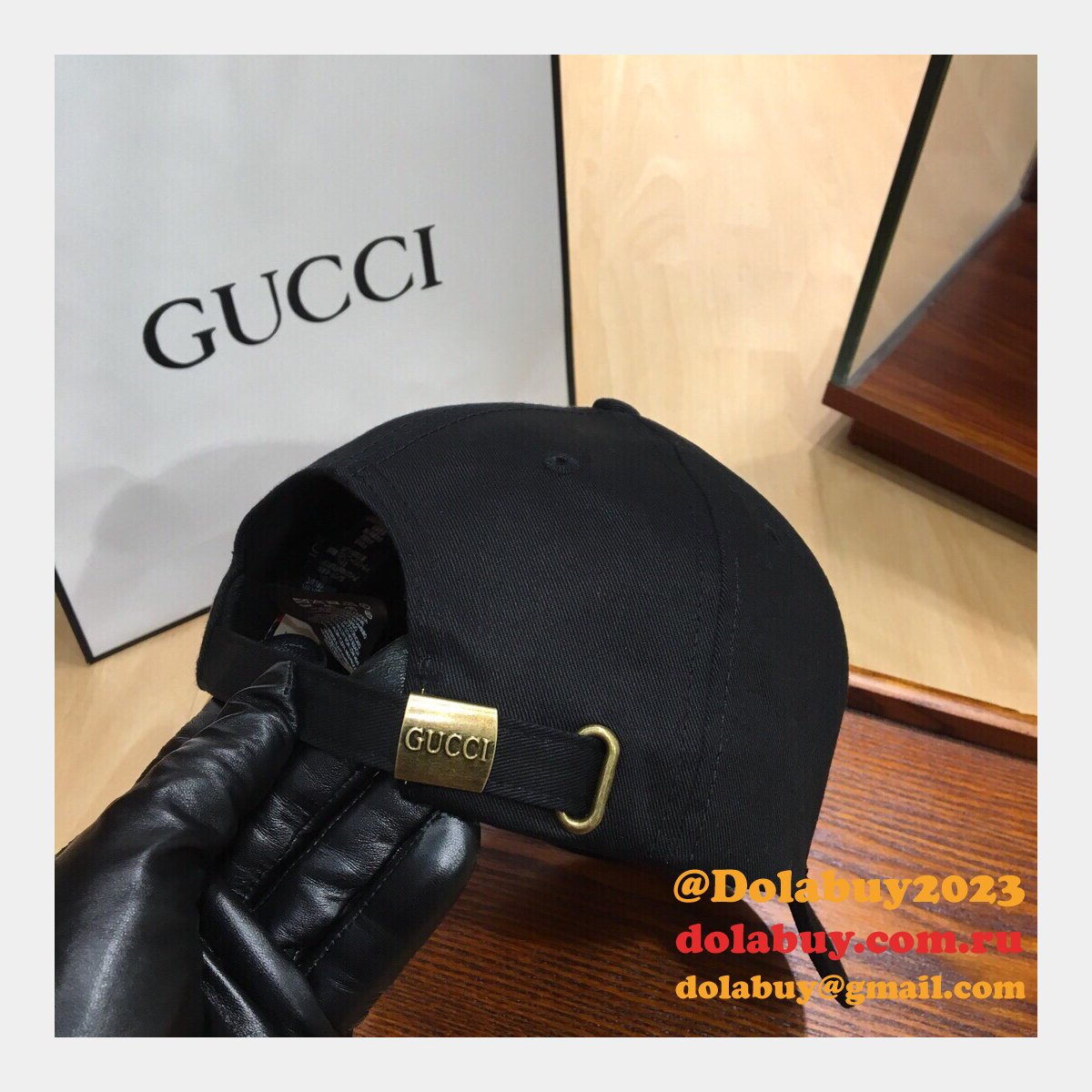 knockoff G*u*i new baseball cap