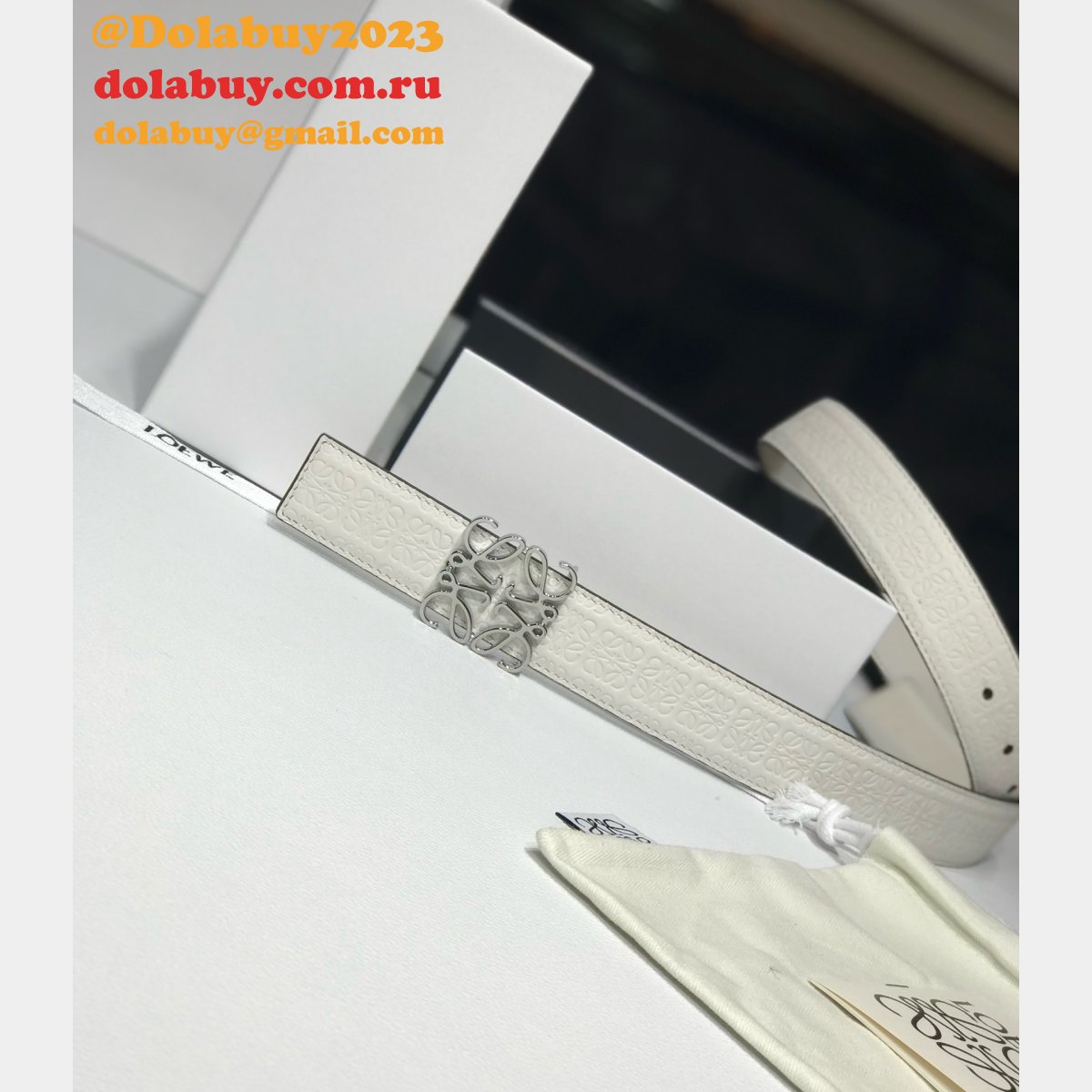 Best High-Quality 3.2CM Width Loewe Replica Belts Buckle