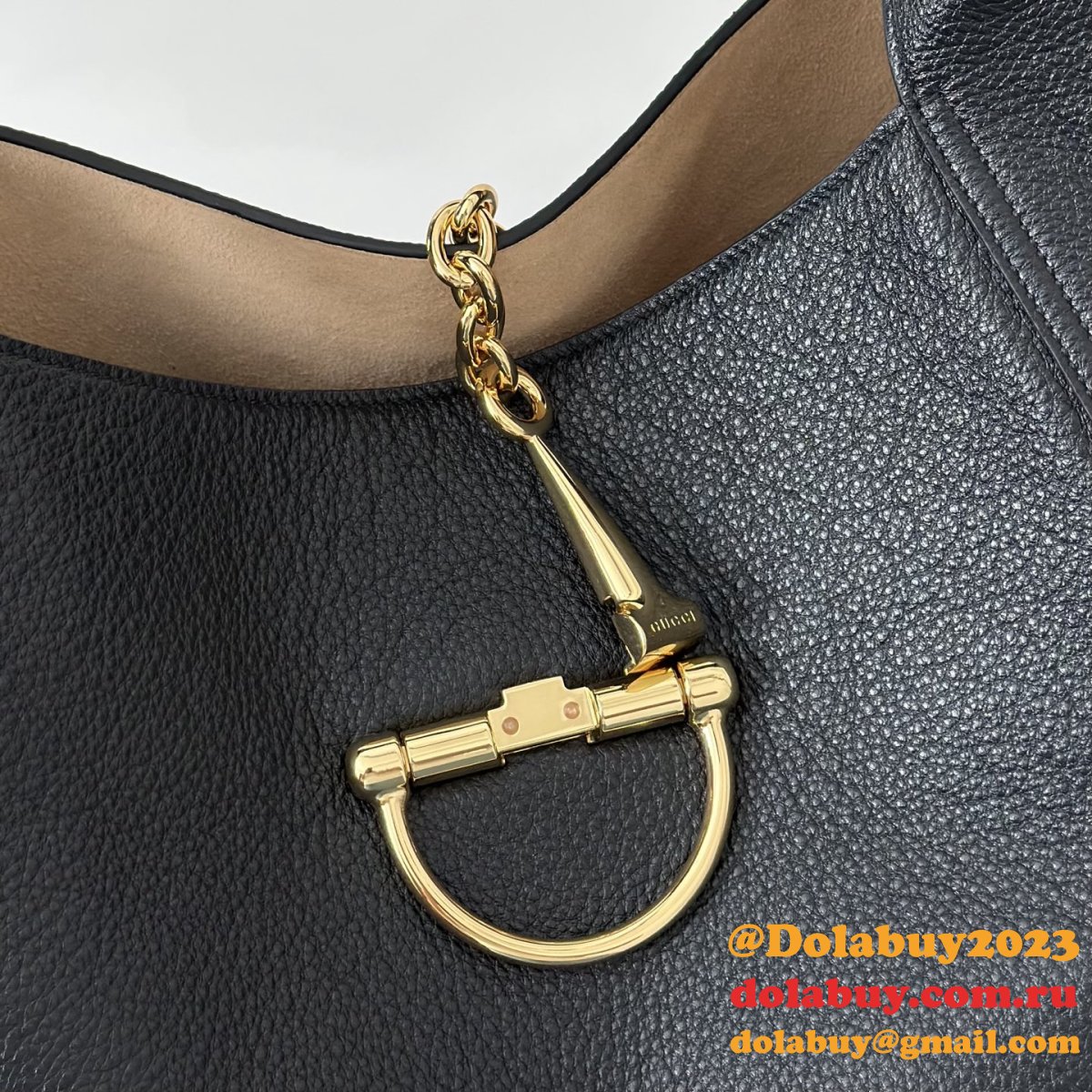 G*u*i softbit maxi shoulder black 837466 copy bag