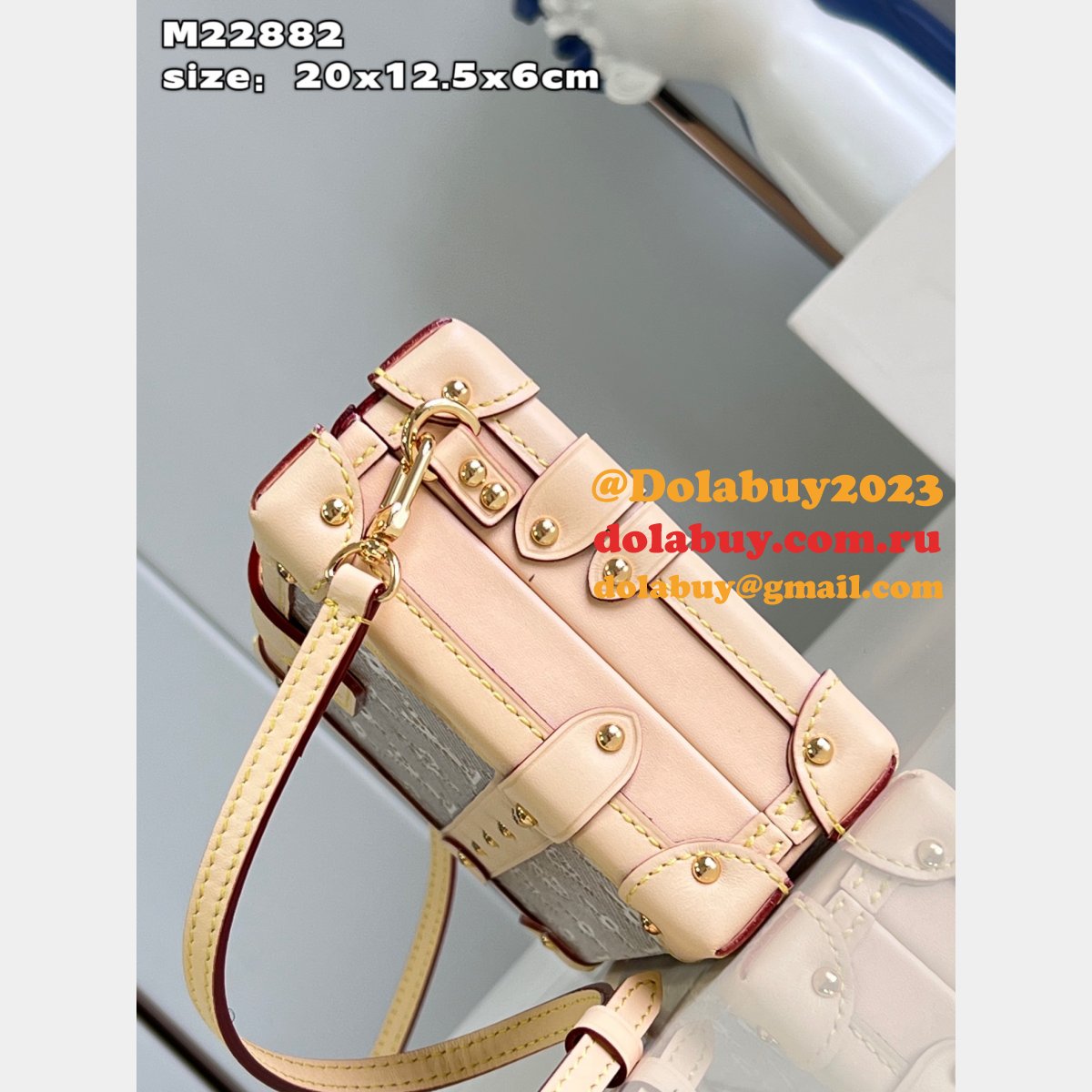 Petite Malle Other Monogram Canvas Replica Louis Vuitton M22882 Bag
