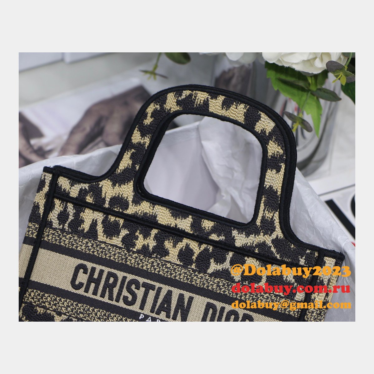 Replica Christian Dior Mini Book Tote Bag Factory