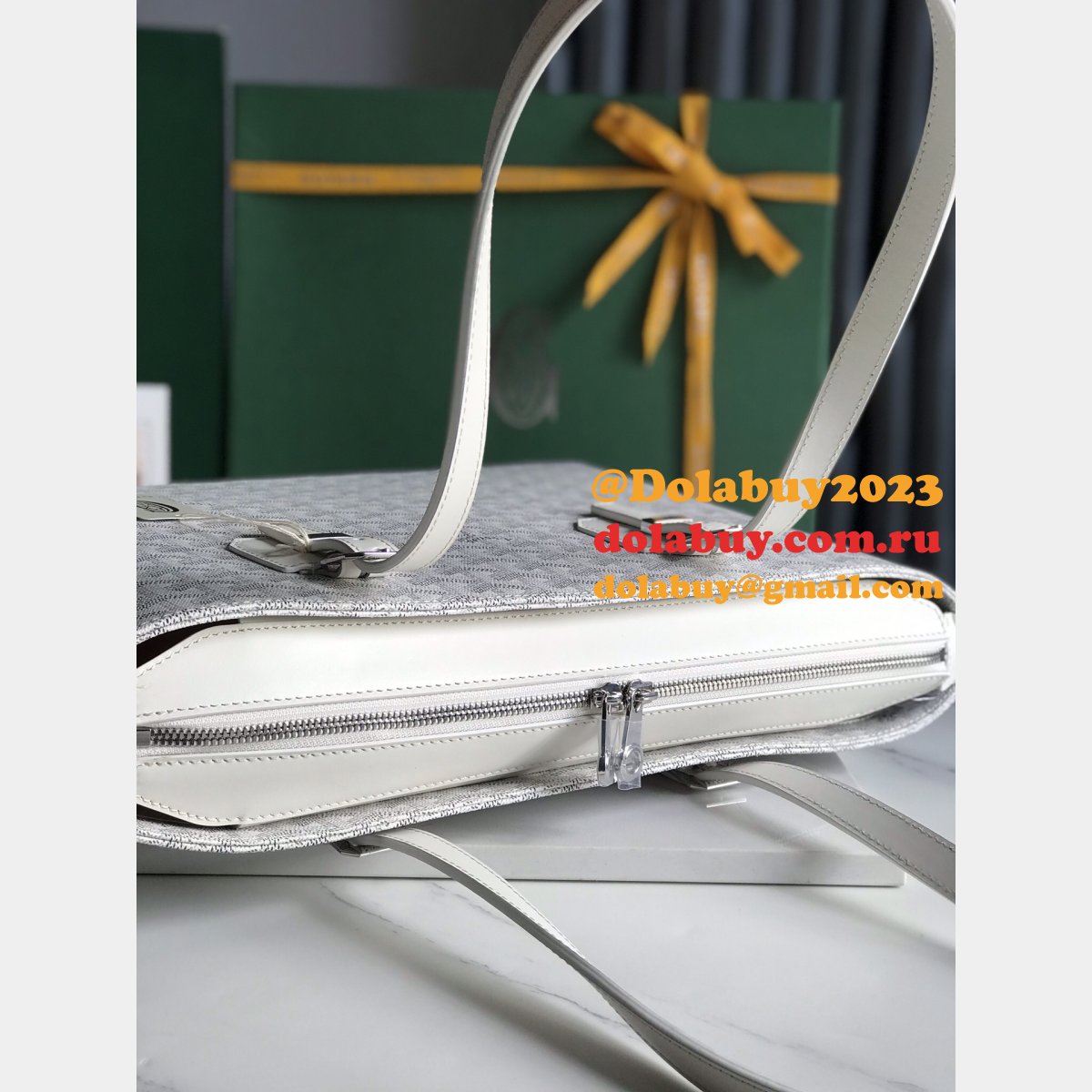 Top Quality 1:1 Mirror Goyardine Marquises Tote 020175