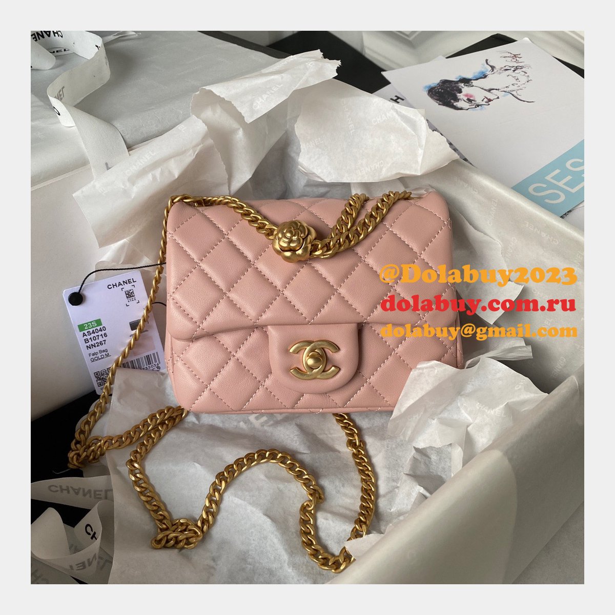 Luxury Best Place Imitation Flap AS4040 Replica Bags