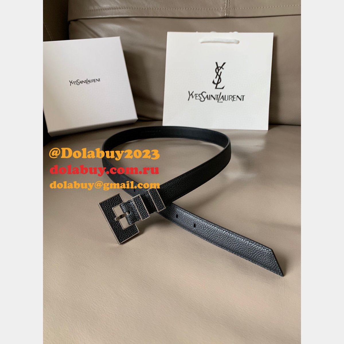Perfect 7 Star SAINT LAURENT REPLICAS BELT 25MM