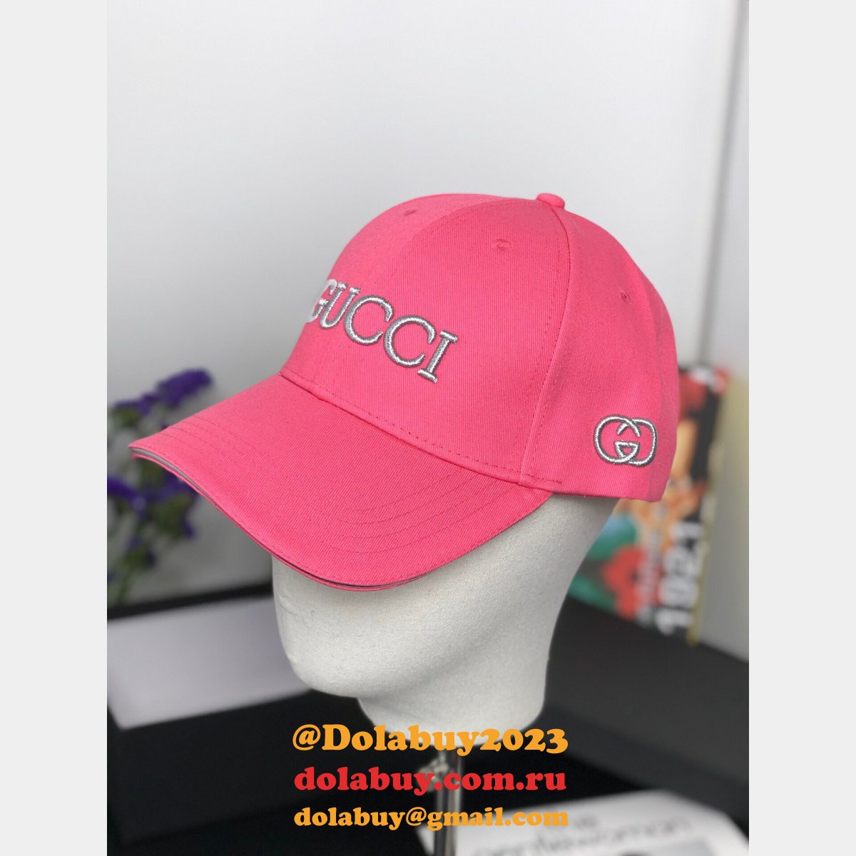 best G*u*i court simple embroidery logo baseball cap