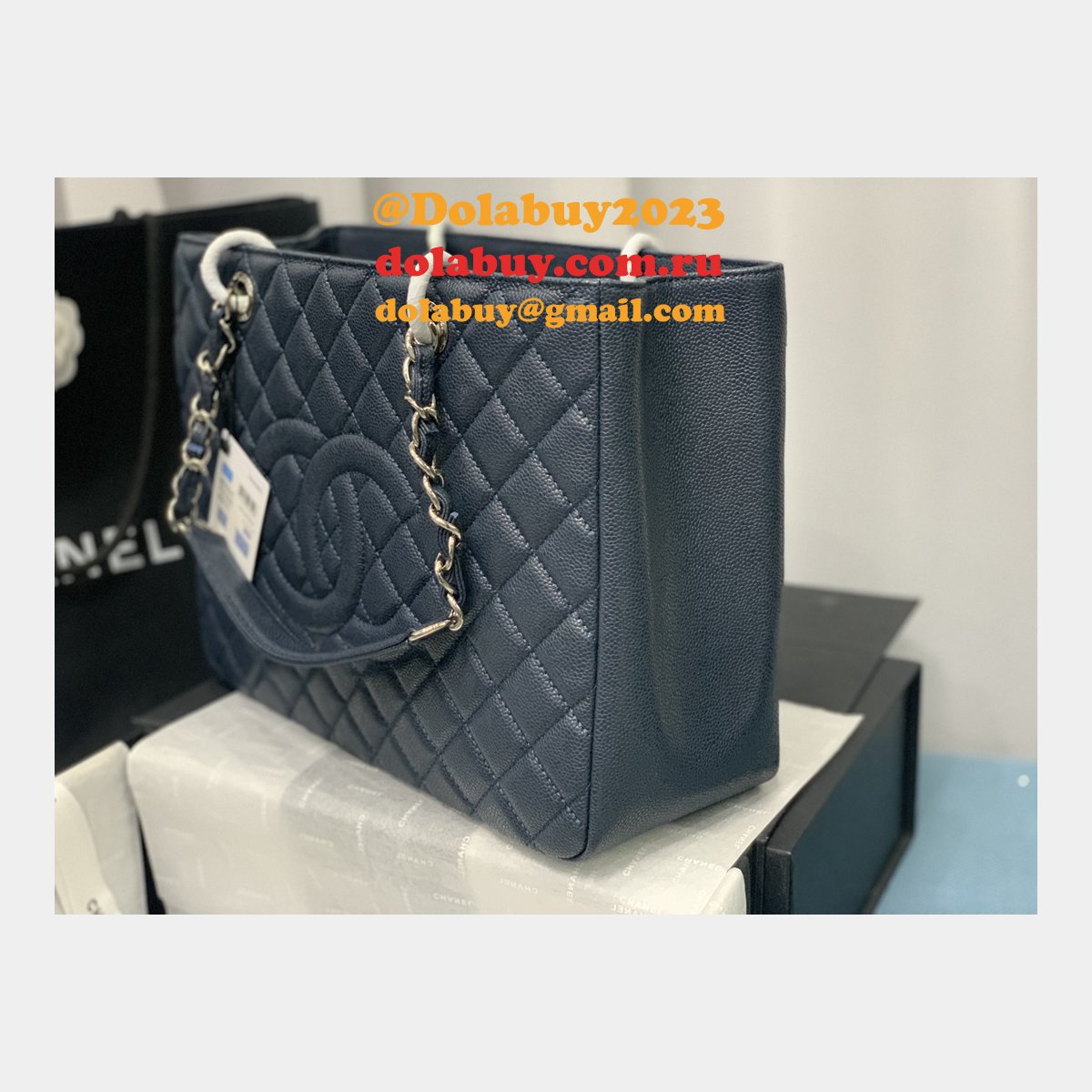 Best classic  CC 50995 shopping bag CAVIAR leather