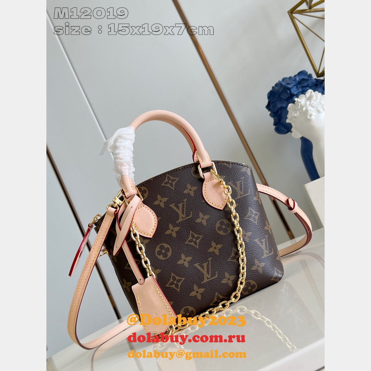 Louis Vuitton Knockoff Lockit BB Monogram 1:1 Mirror M12019 Handbag