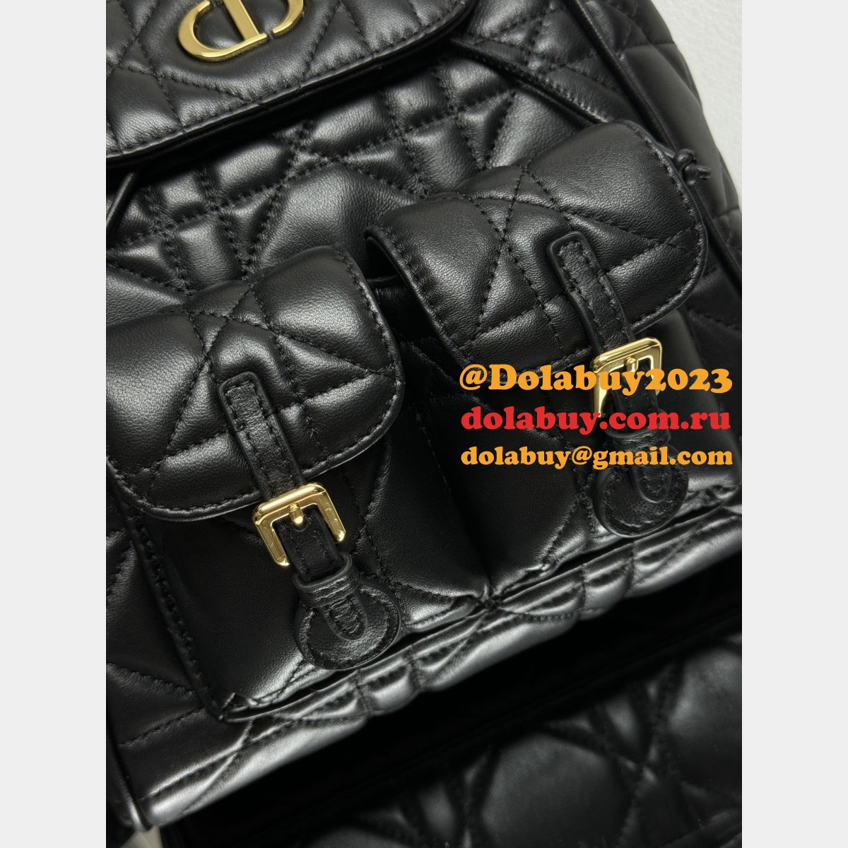 7 Star Medium Dior Caro Backpack