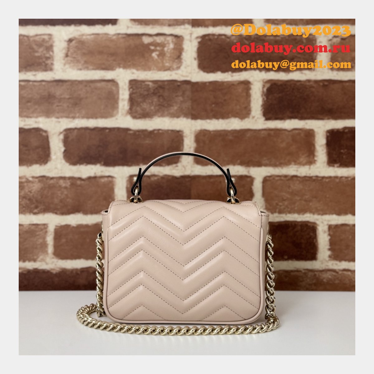 G*u*i luxury 1:1 gg marmont 811238 copy bags