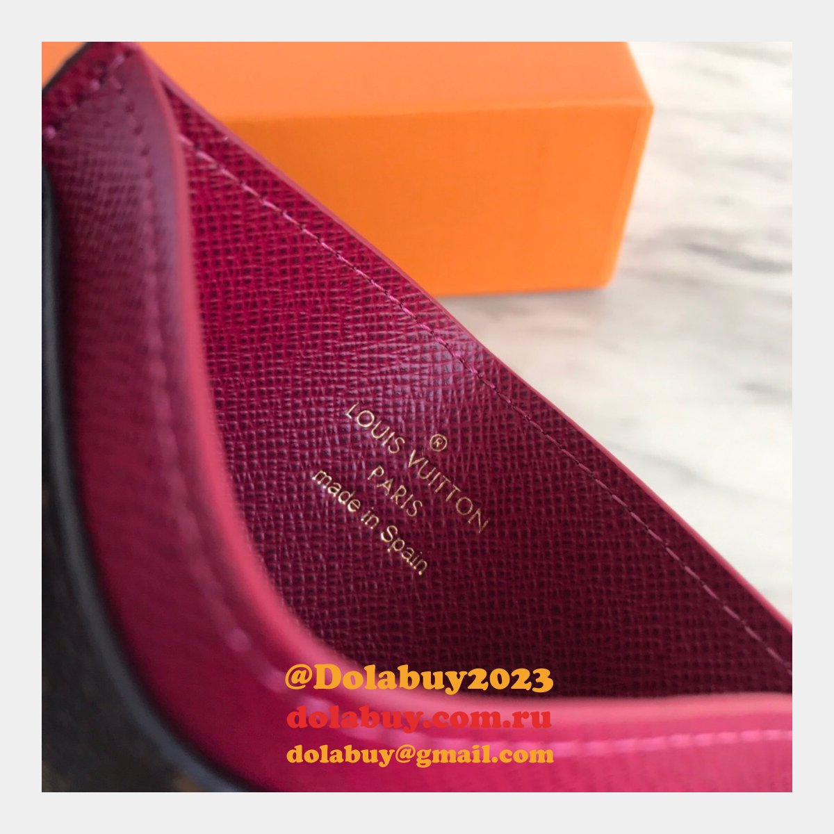 Knockoff LV Card Holder Monogram Canvas M61733