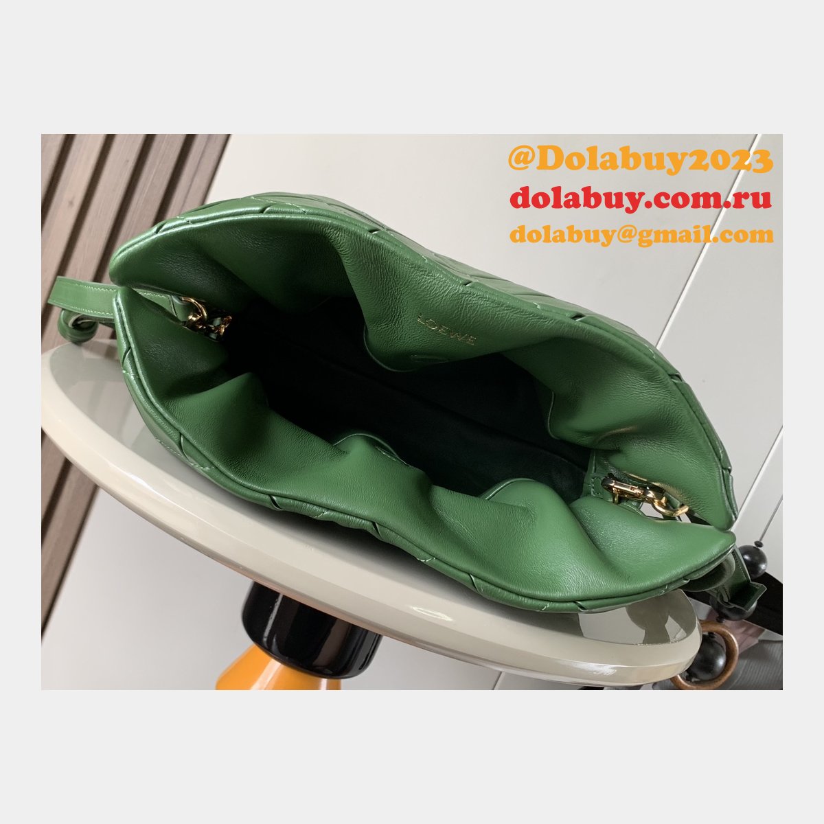 Luxury Loewe Nappa Lambskin Flamenco #9086