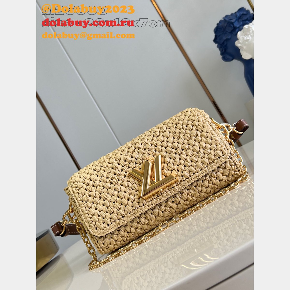 Inspired Best Louis Vuitton Twist West 1:1 Mirror M25030 Fake Bag