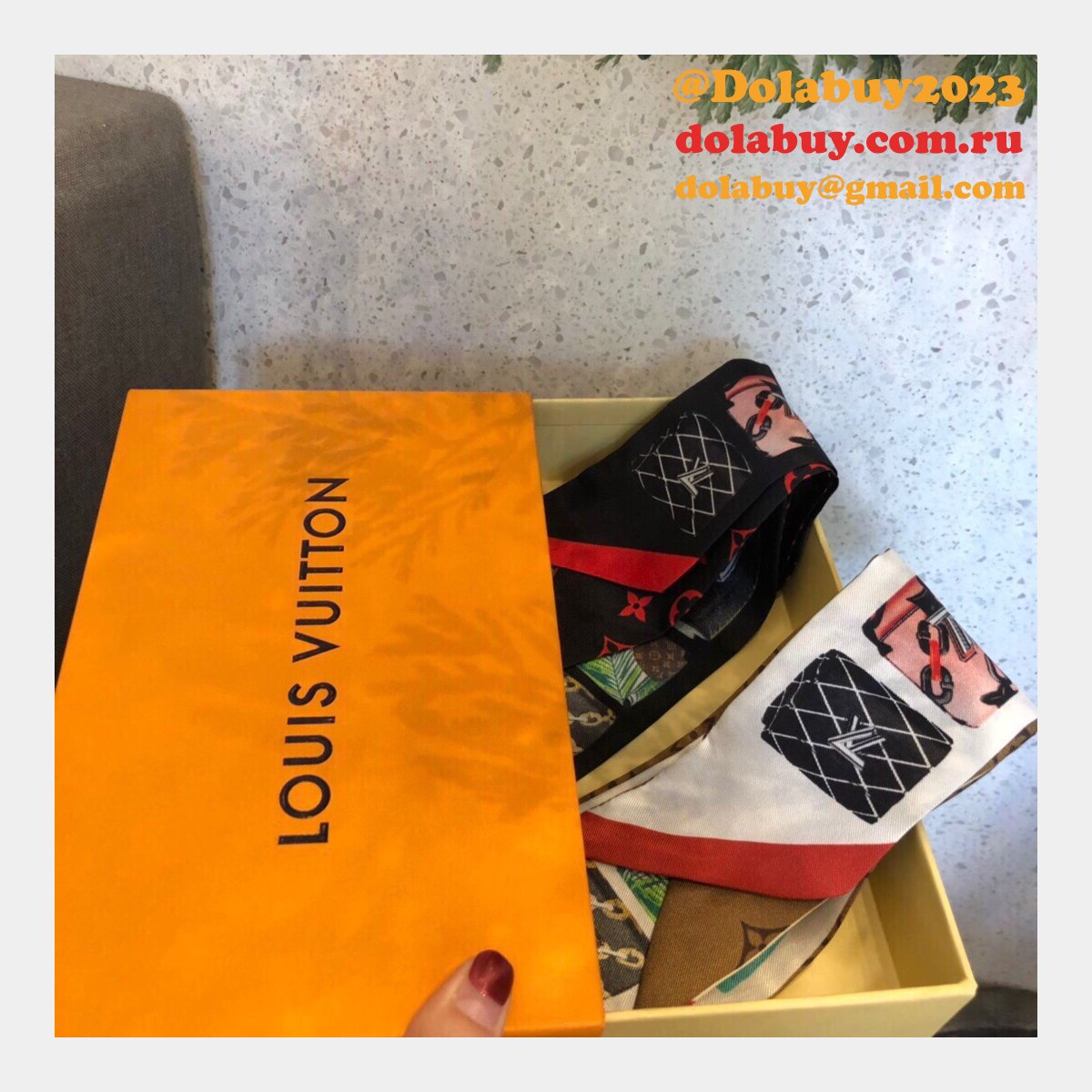 Top Quality louis vuitton silk ribbon