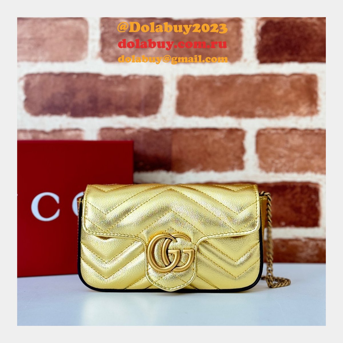 luxury G*u*i gg marmont 476433/446744/443497 replica high-quality bag