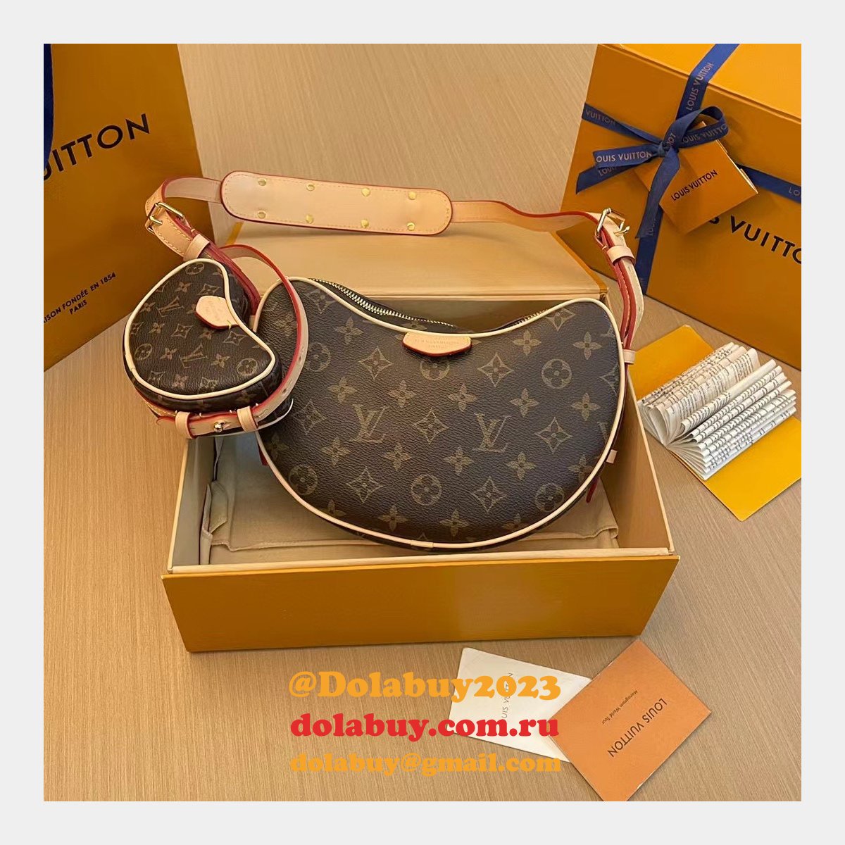 Best Louis Vuitton Monogram LV Replica Bags M46828 Dolabuys