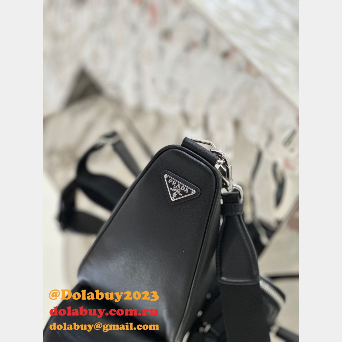 Top Quality Prada calfskin triangle 7 Star bag
