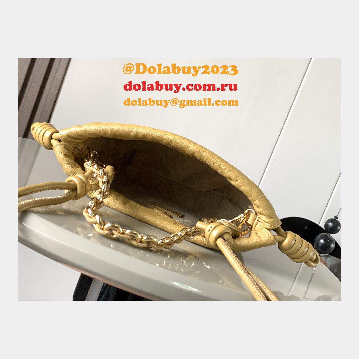 Replica Loewe MINI/Medium Flamenco Purse In Mellow Nappa Lambskin