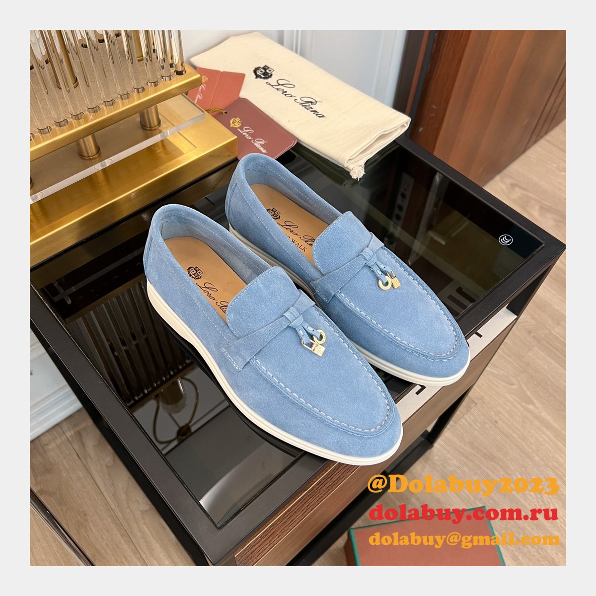 First Copy Loro Piana Replica 2023 Retro Casual Shoes