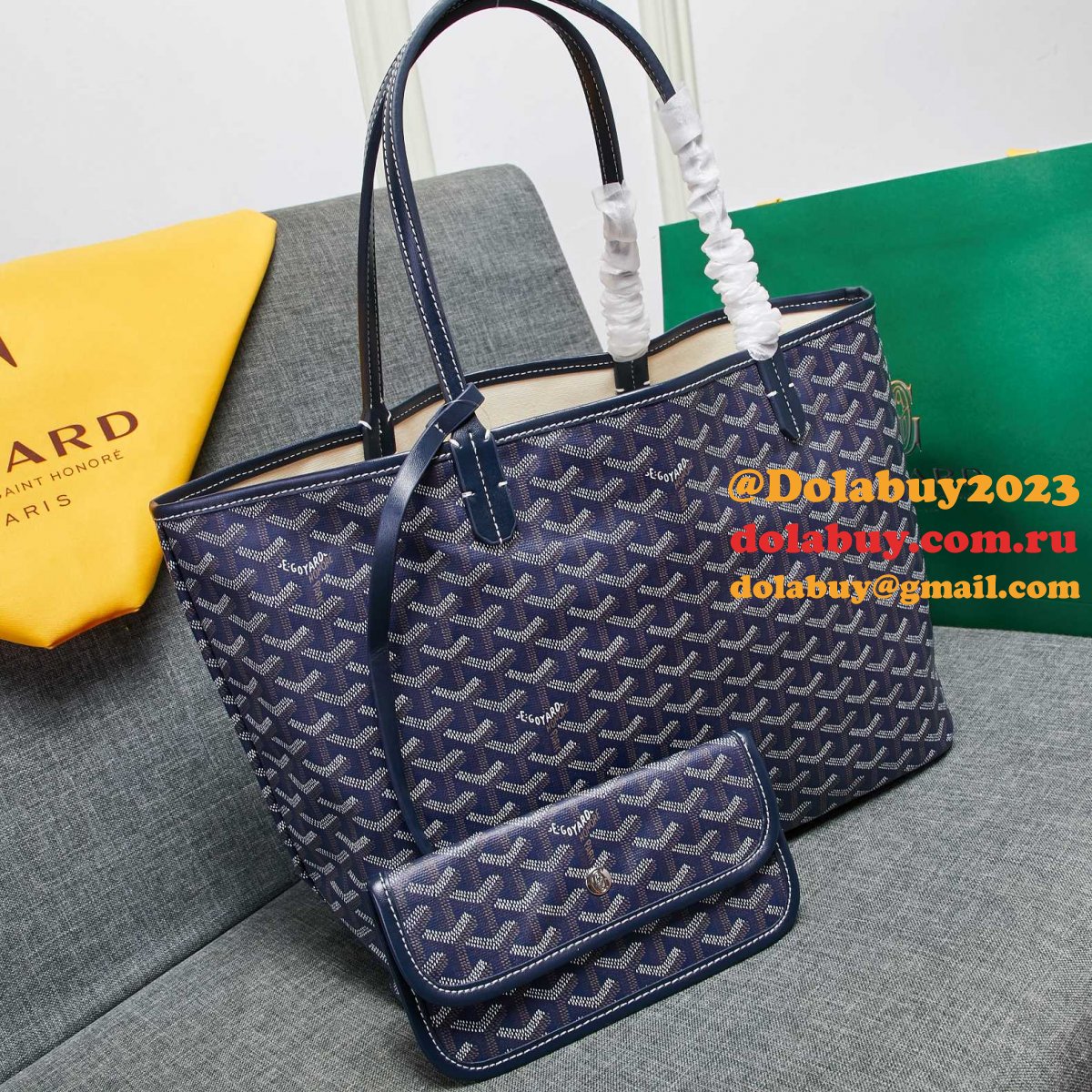 Perfect Goyard Tote Replica Copy Shopping Bags