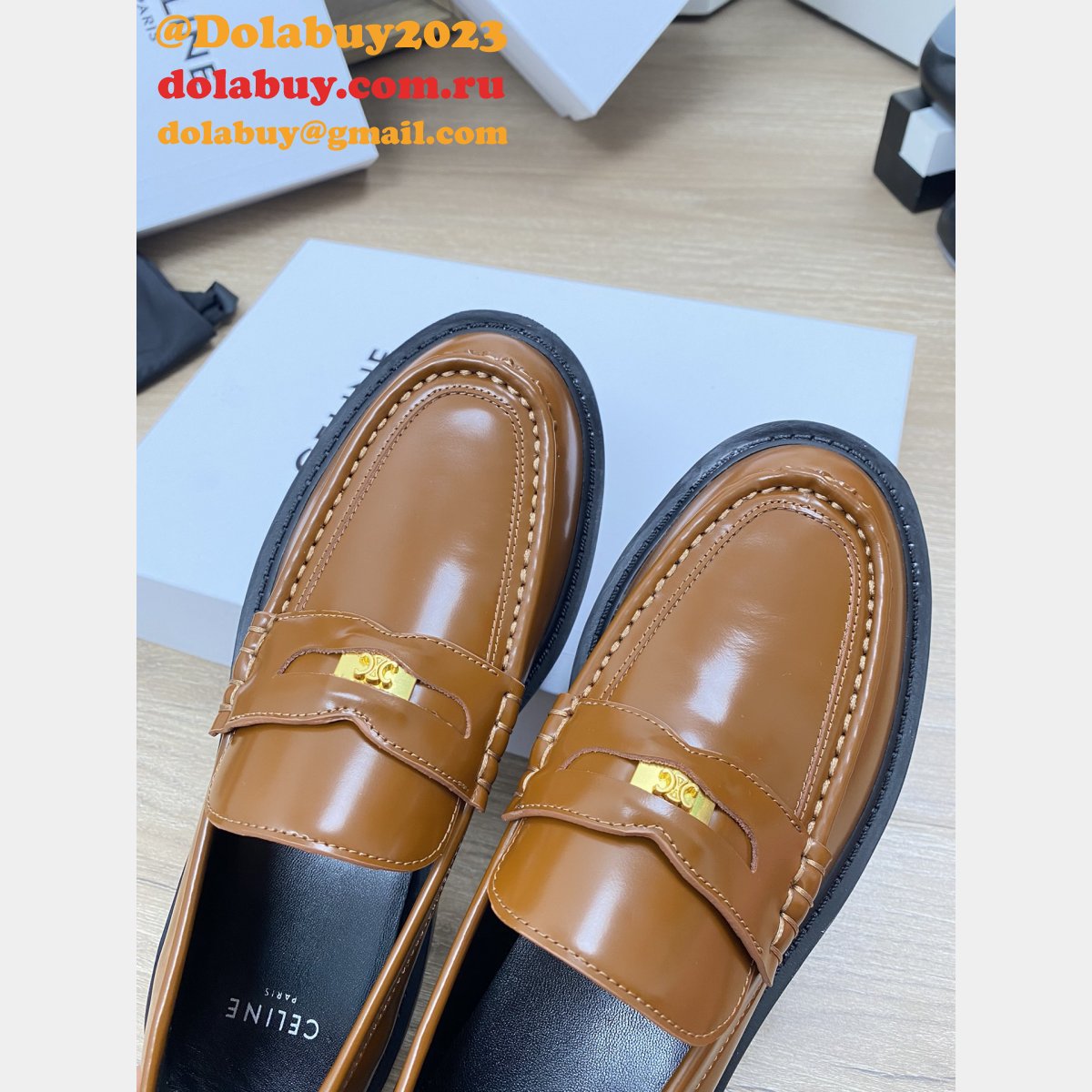 Luxury Top Quality Celine loafer shoes