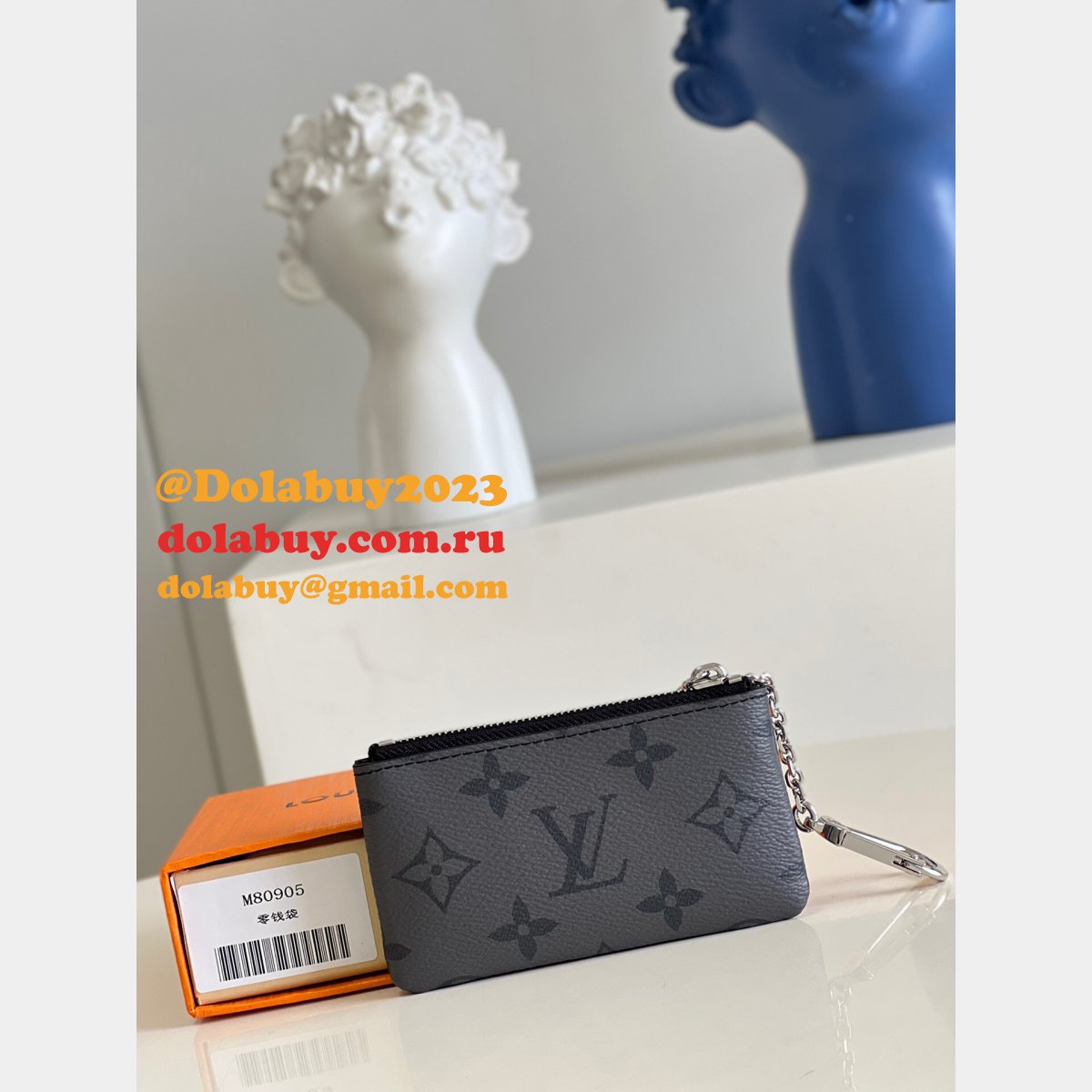 UK Louis Vuitton Replica M80905 Key Pouch G66 Men Gifts