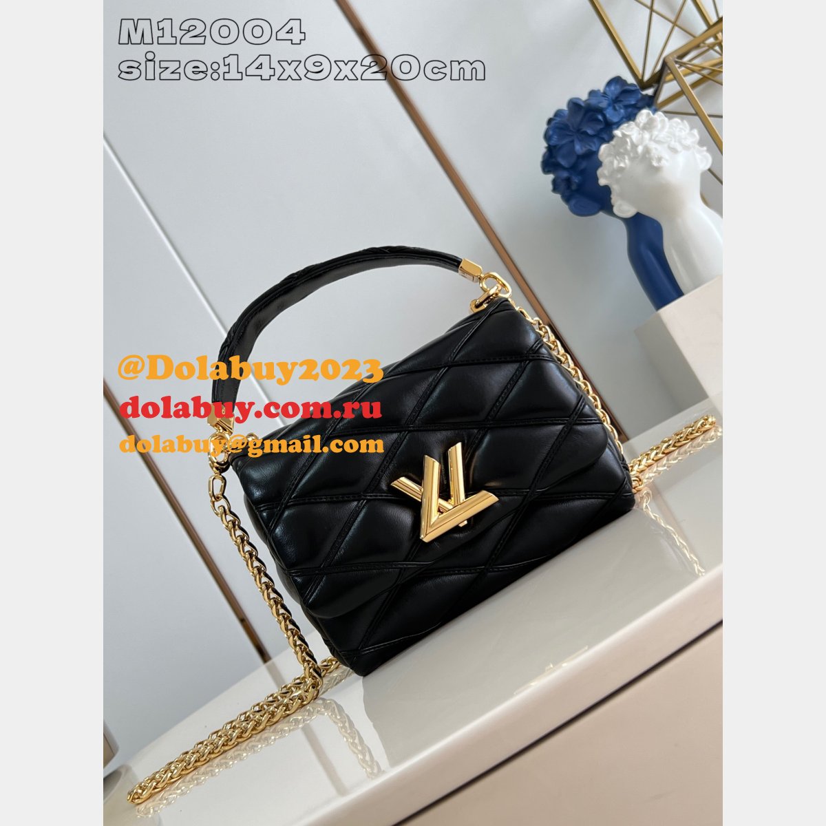 Best AAA+ M12004 Louis Vuitton GO-14 PM 1:1 Mirror Bag