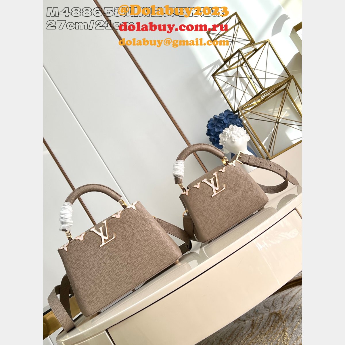 Louis Vuitton 7 Star Knockoff The Capucines Designer M48865 Bag