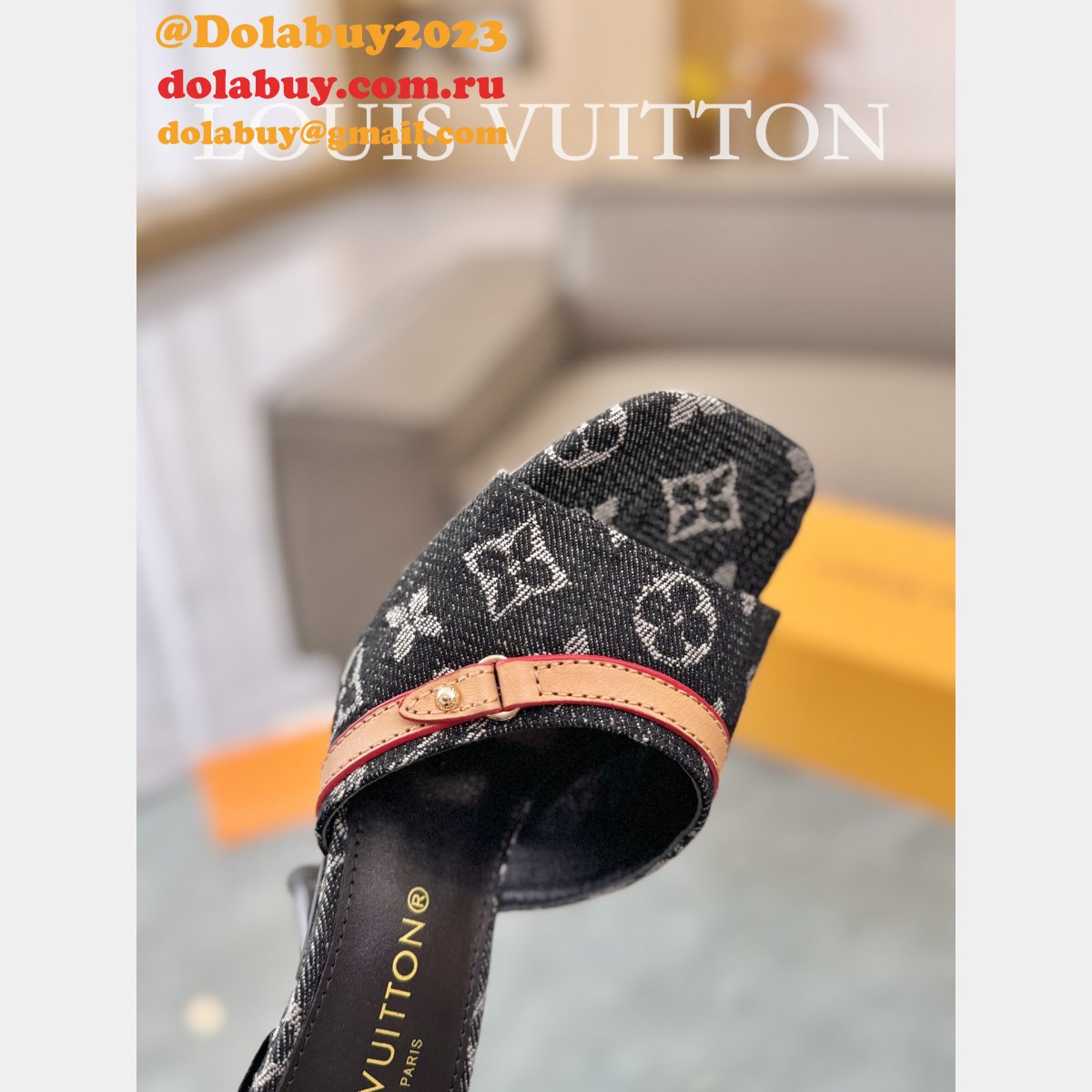 High Quality 7 STAR LOUIS VUITTON Revival Mules