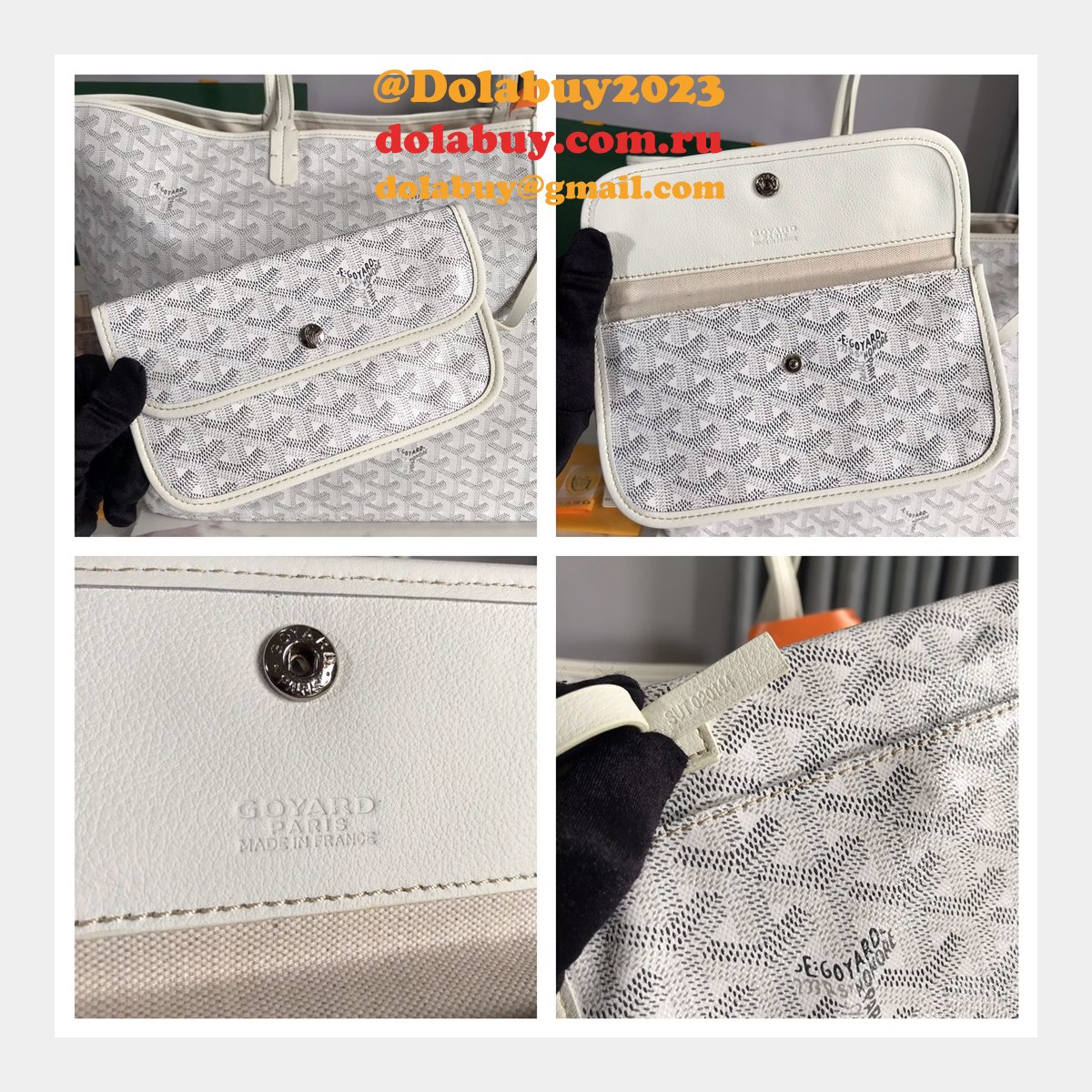 Saint Louis Goyard 020184 020144 Tote Buy Goyardine Fake Bags