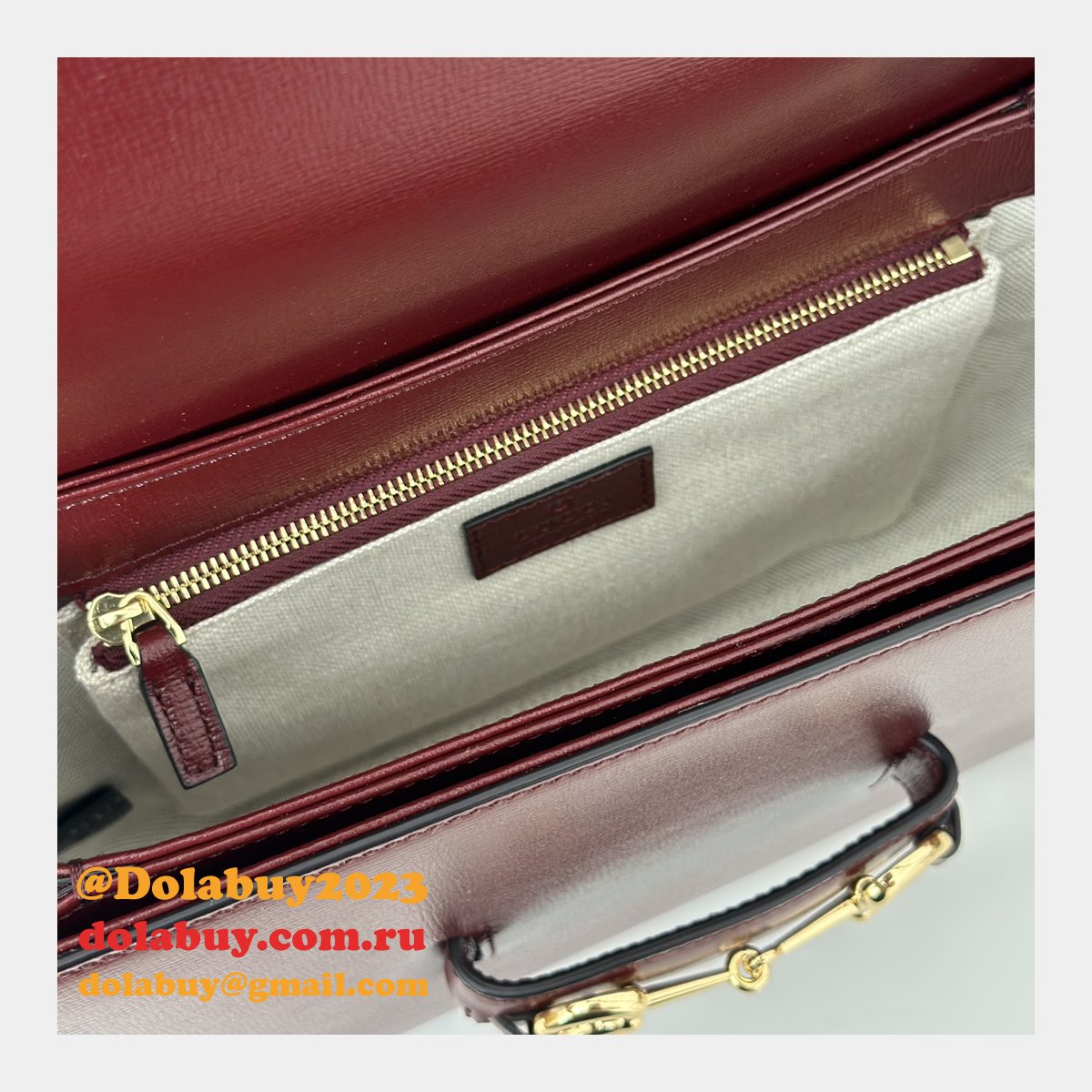 gg supreme duplicate G*u*i 1955 horsebit shoulder 602204 bag