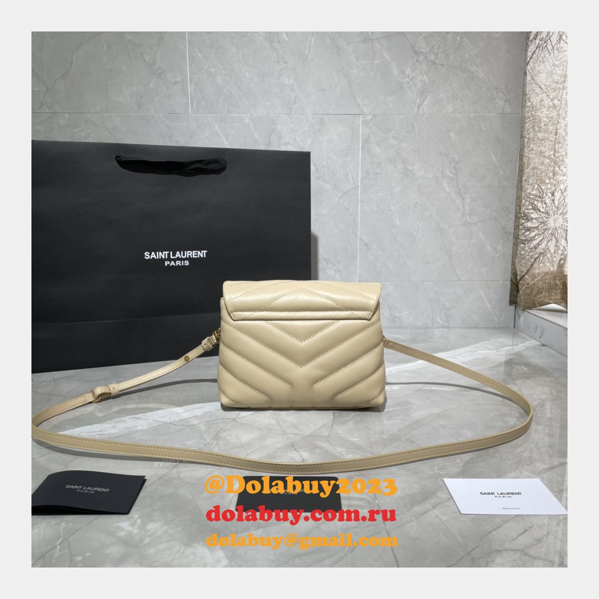 REPLICA YSL 467072 LOULOU SHOULDER BAG 20CM