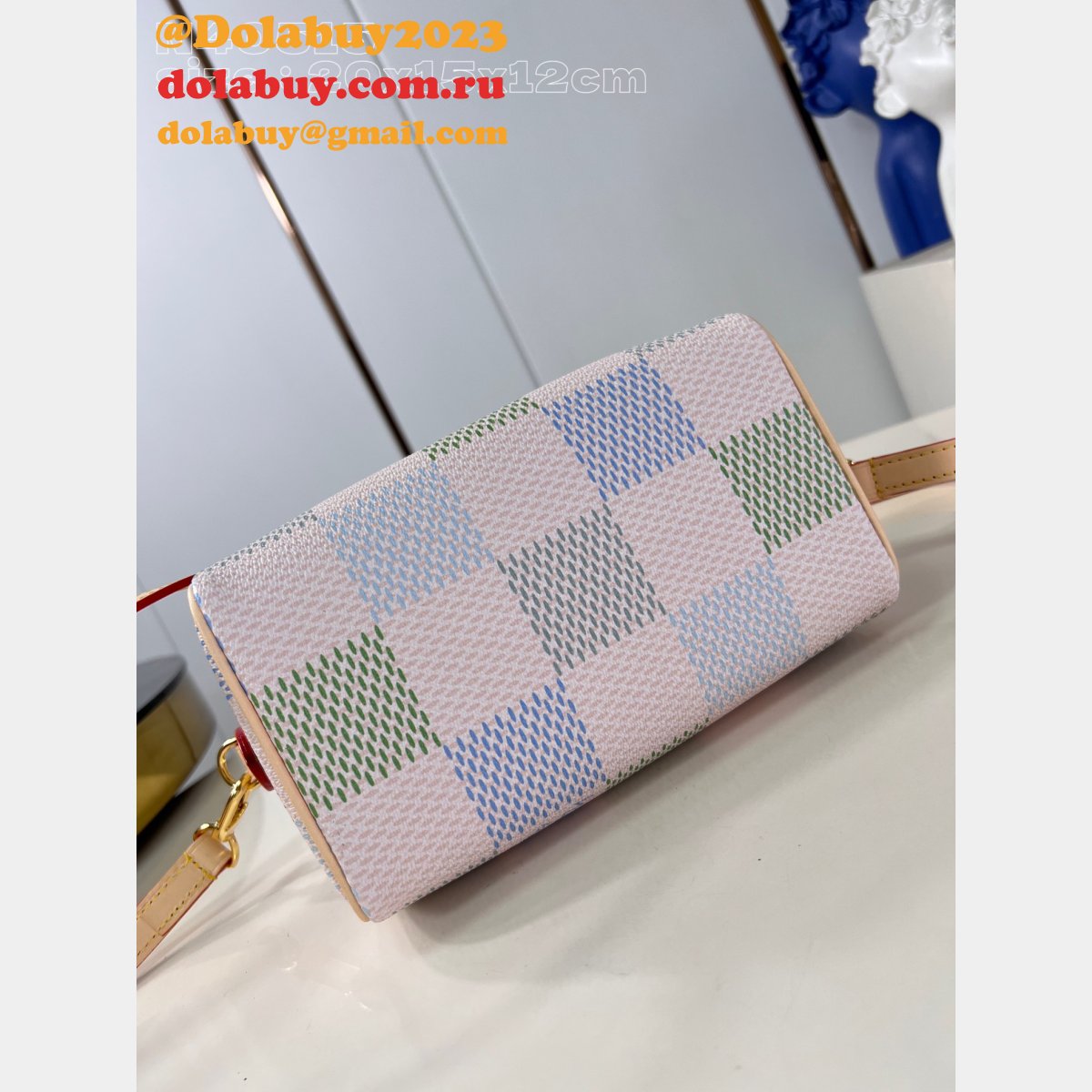Speedy Bandoulière 20 Other Damier Canvas N40515 Fake LV Bag