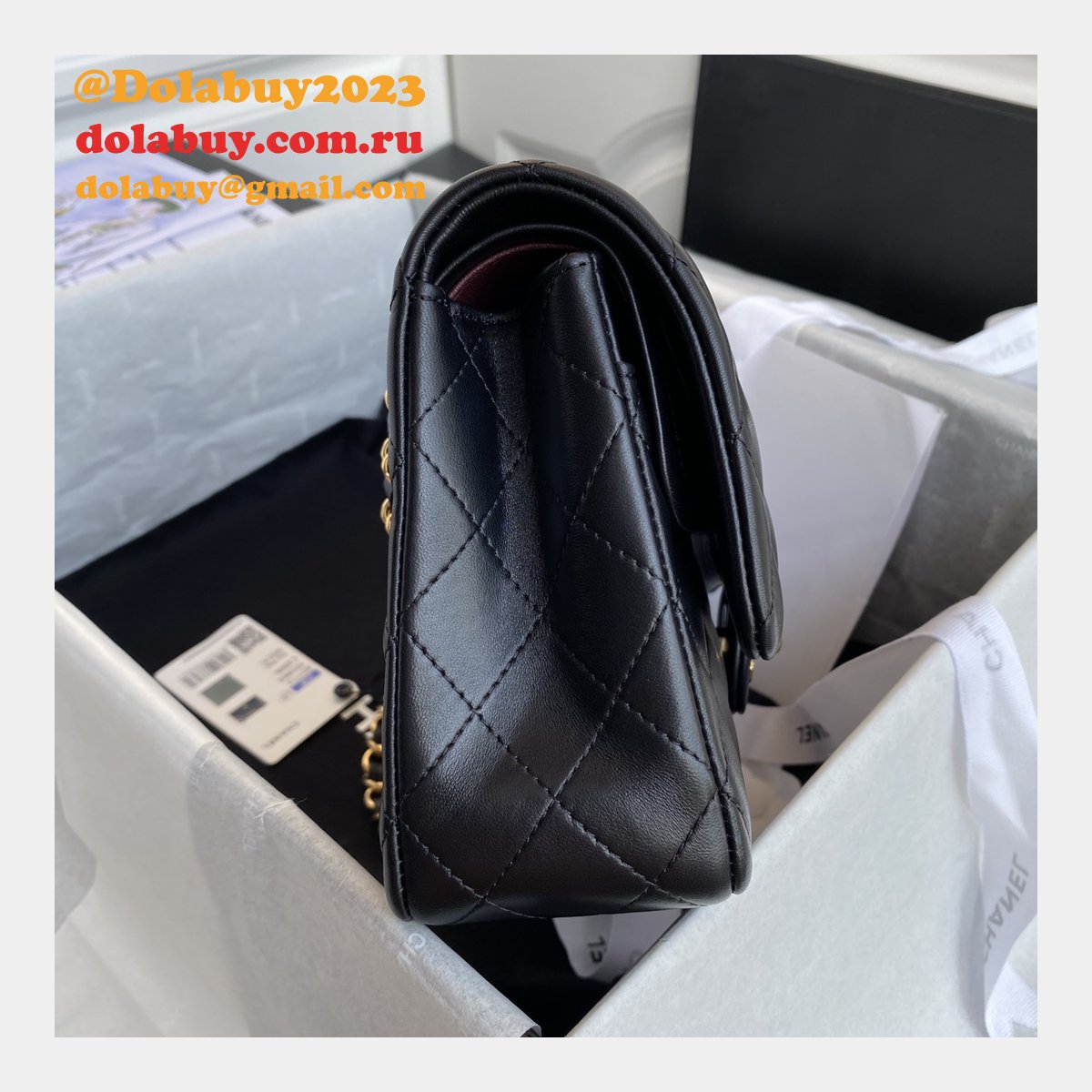 Top Quality CC Lambskin CF1112 25CM Handbags Online