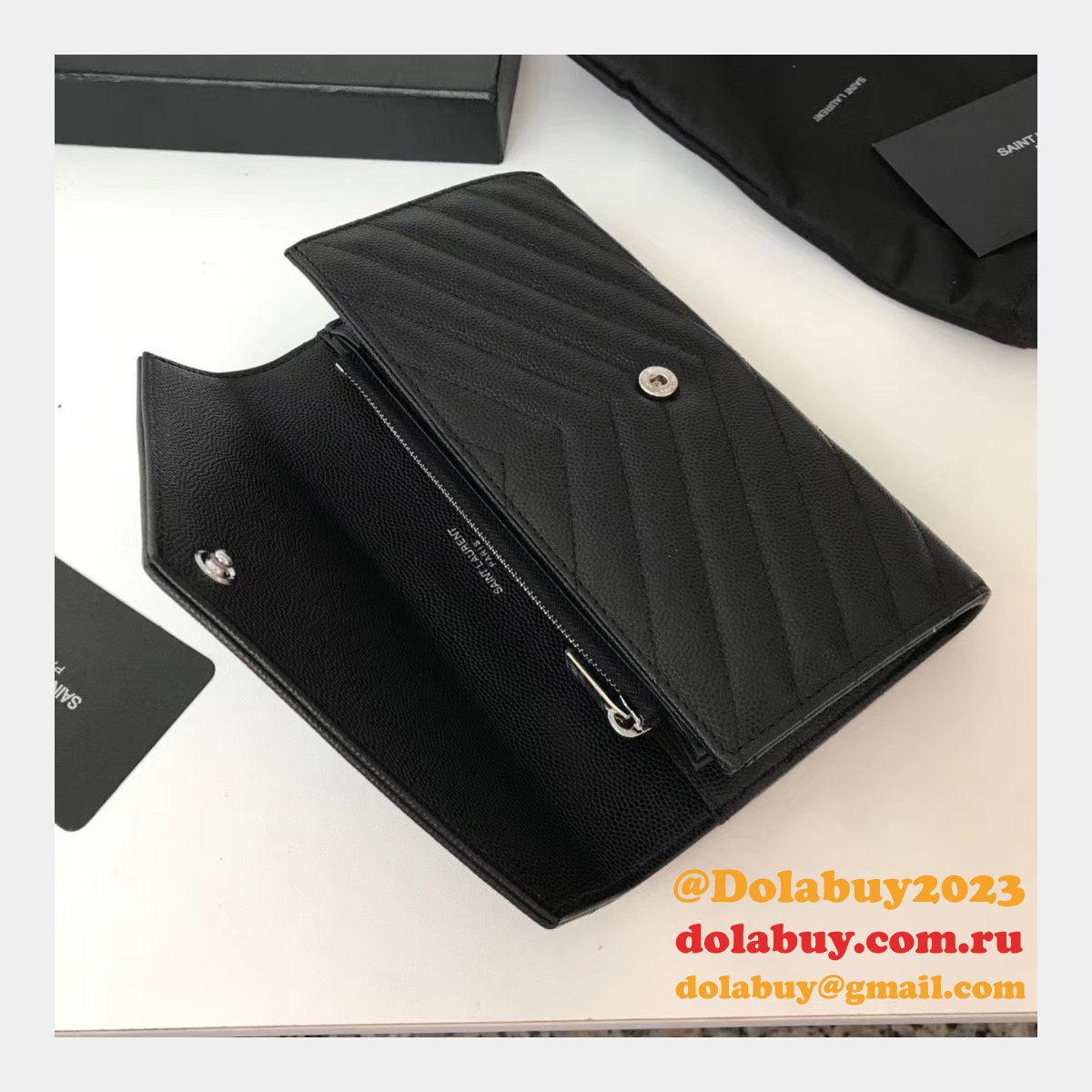 Saint Laurent YSL 403943 Monogram Compact Clutches