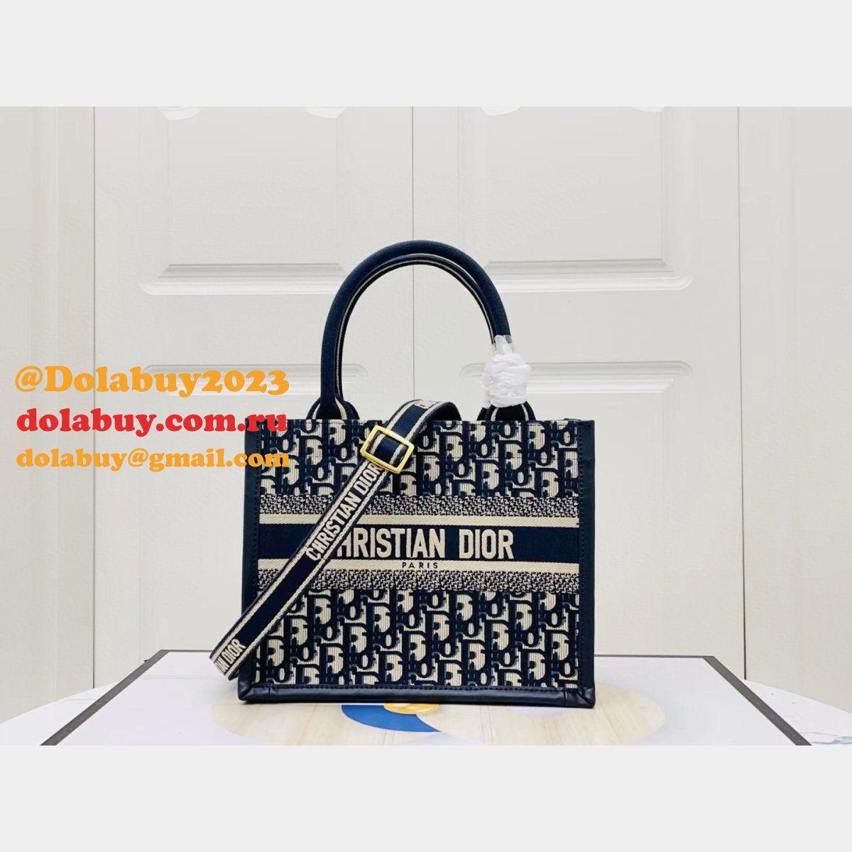 Luxury Dior Book tote with strap new 1286 all size