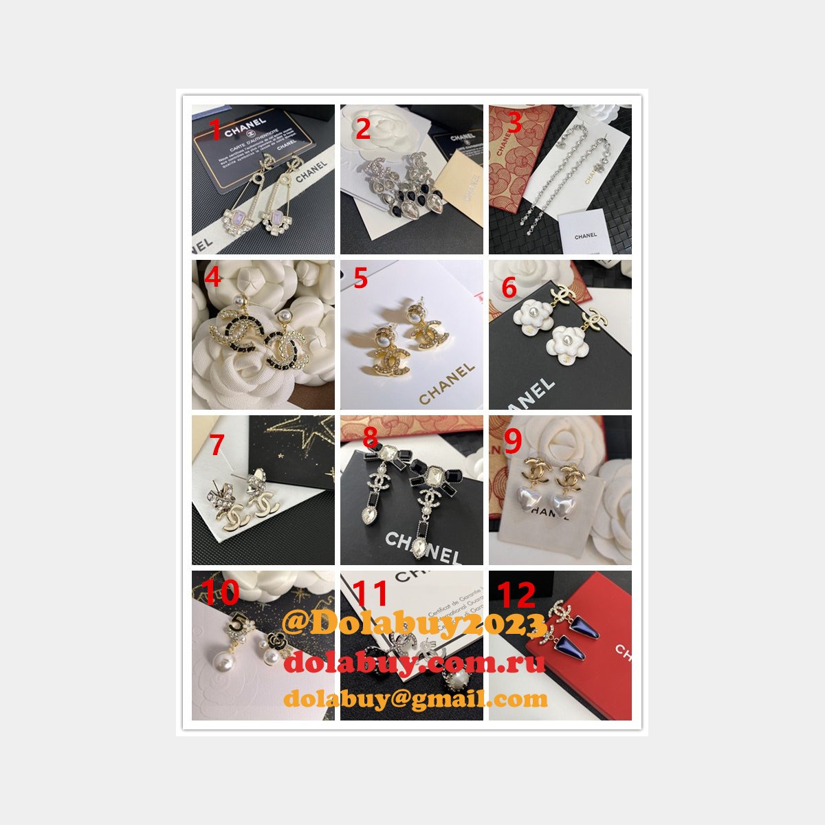 Top Quality CC earings new style 2024