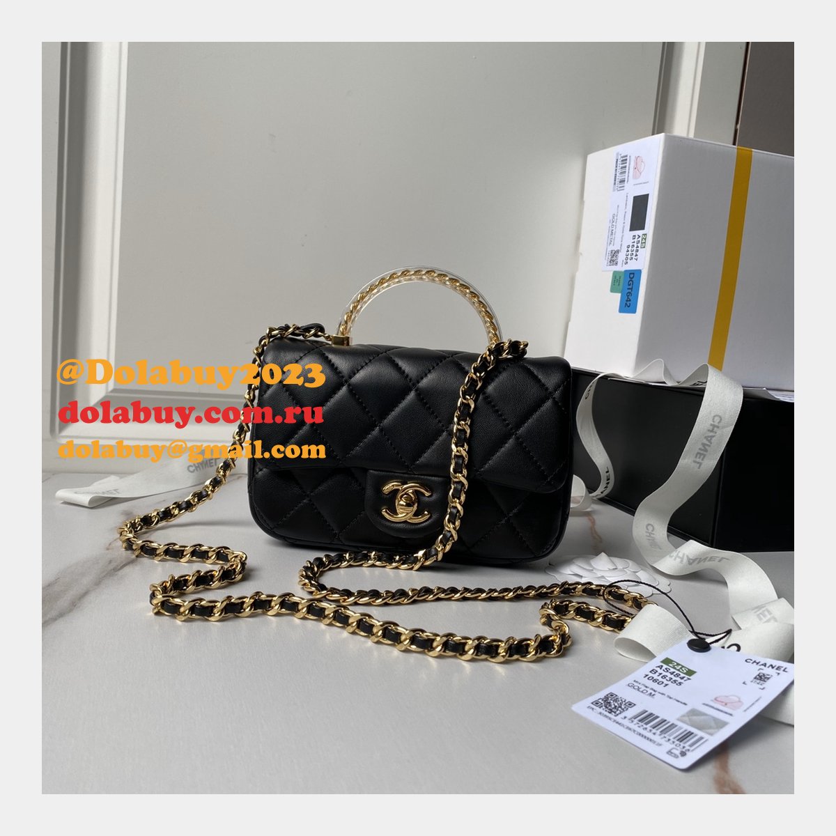 Copy Flap Top Handle AS4847/AS4848 1:1 Mirror Bag