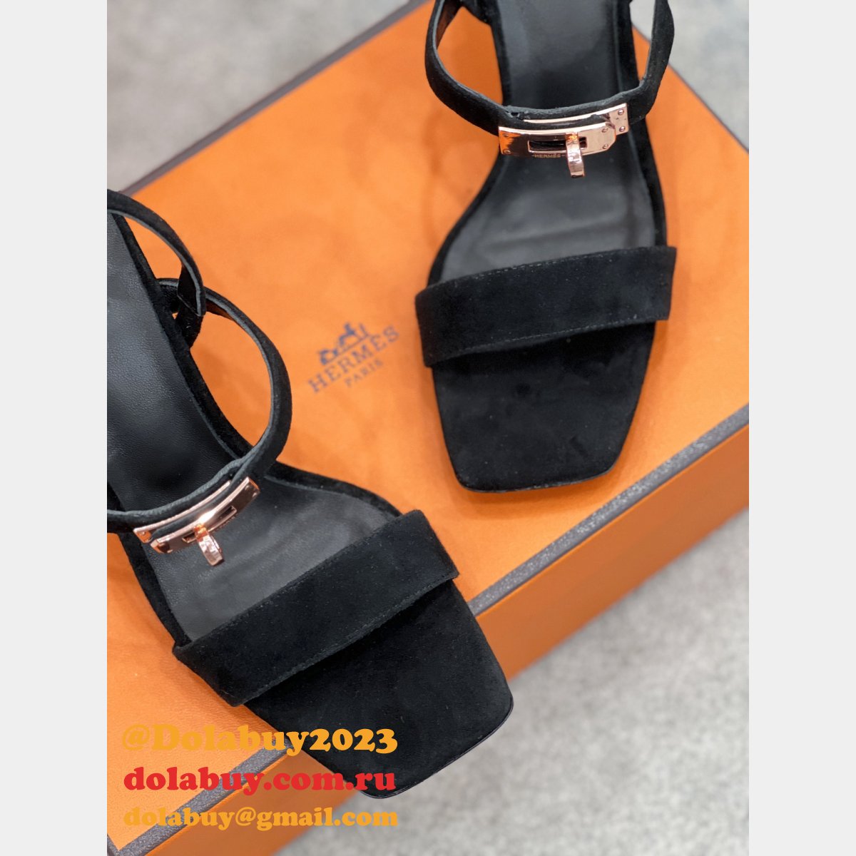 Heel 7.5 cm Designer Hermes Sandals High Quality Shoes