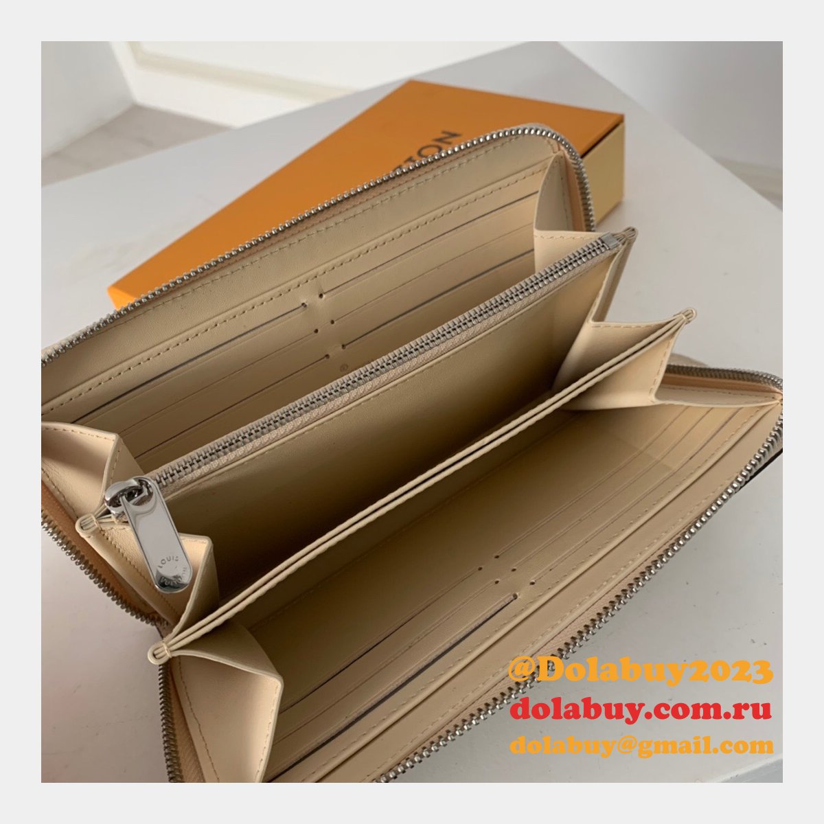 Louis Vuitton M61867 Fake Zippy Wallet Mahina Multiple Colour