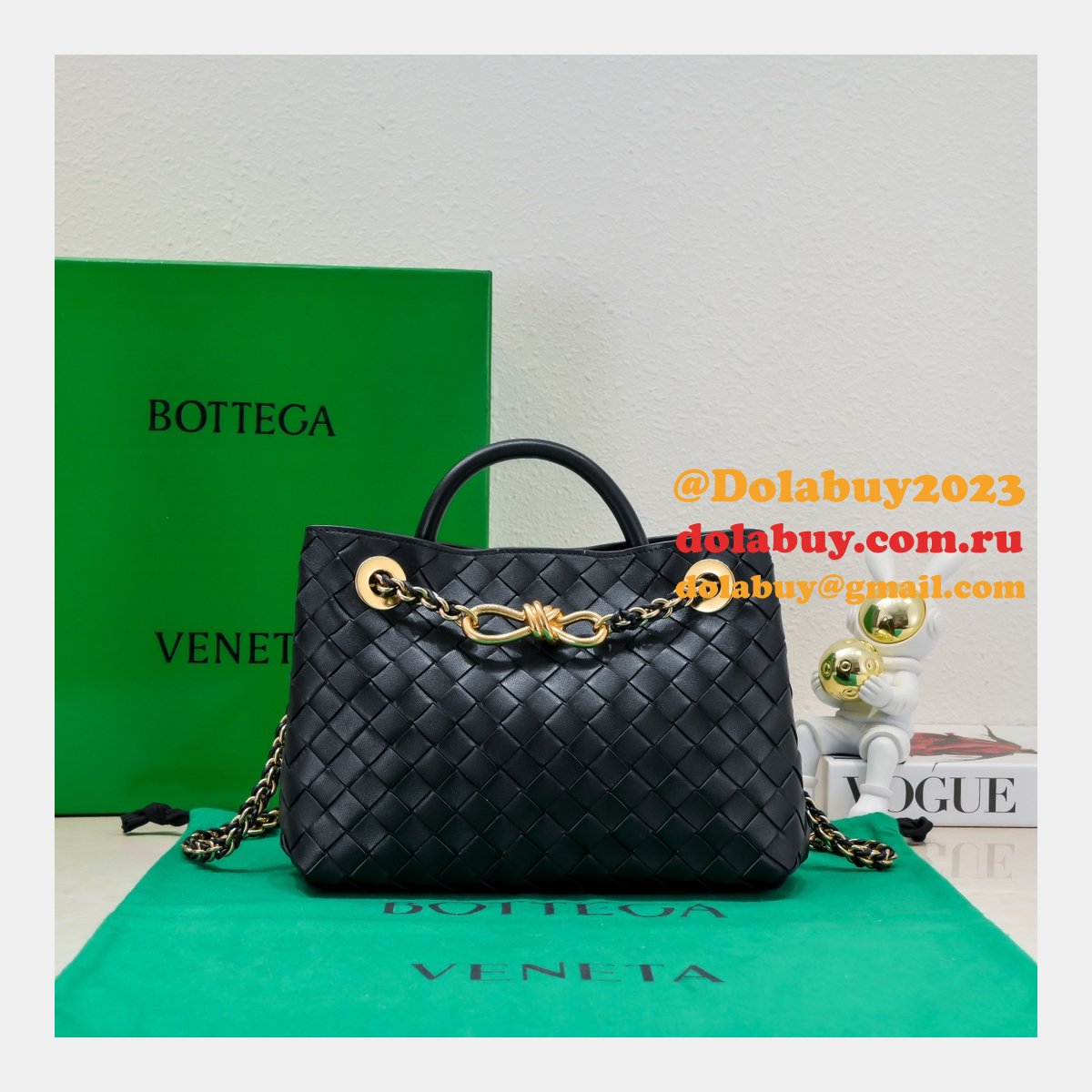 Top Quality BOTTEGA VENETA ANDIAMO small 25cm tote bag