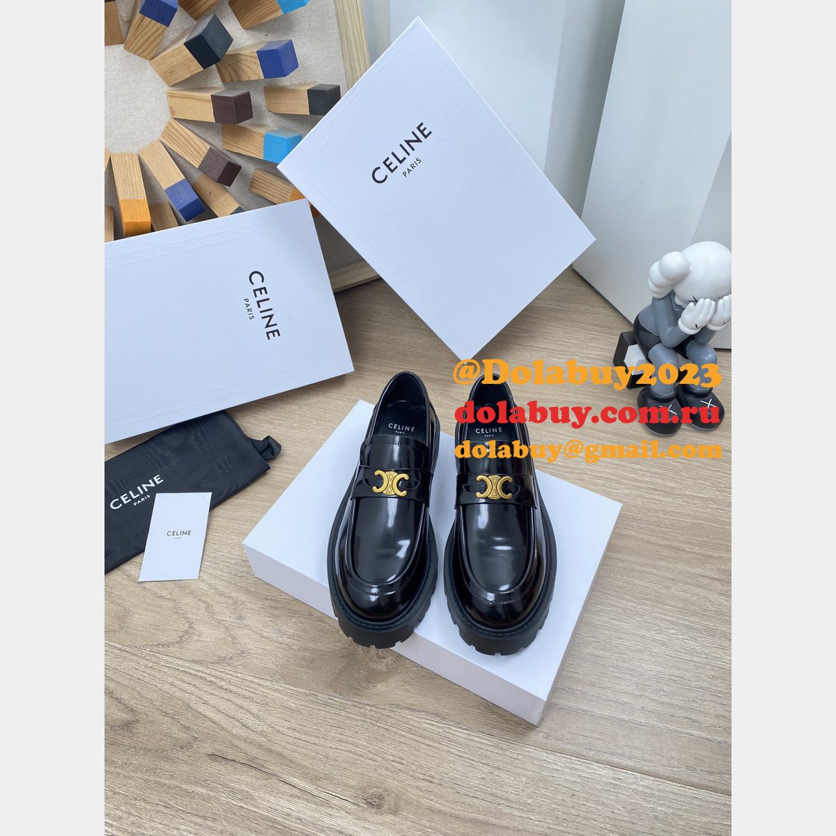 Luxury Top Quality Celine loafer shoes