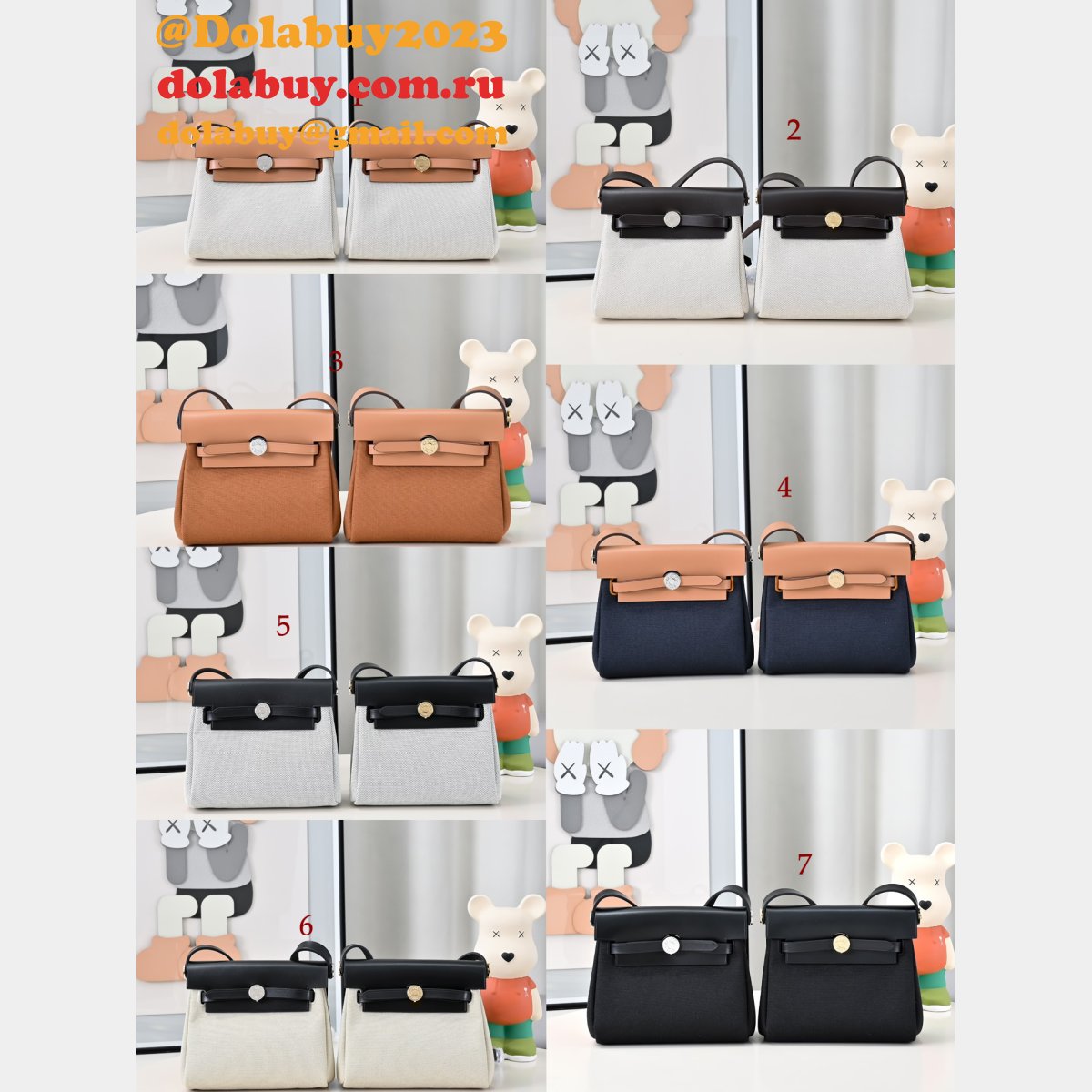 Luxury Hermès Herbag 20CM Replica UK AAAA+ Bags Online